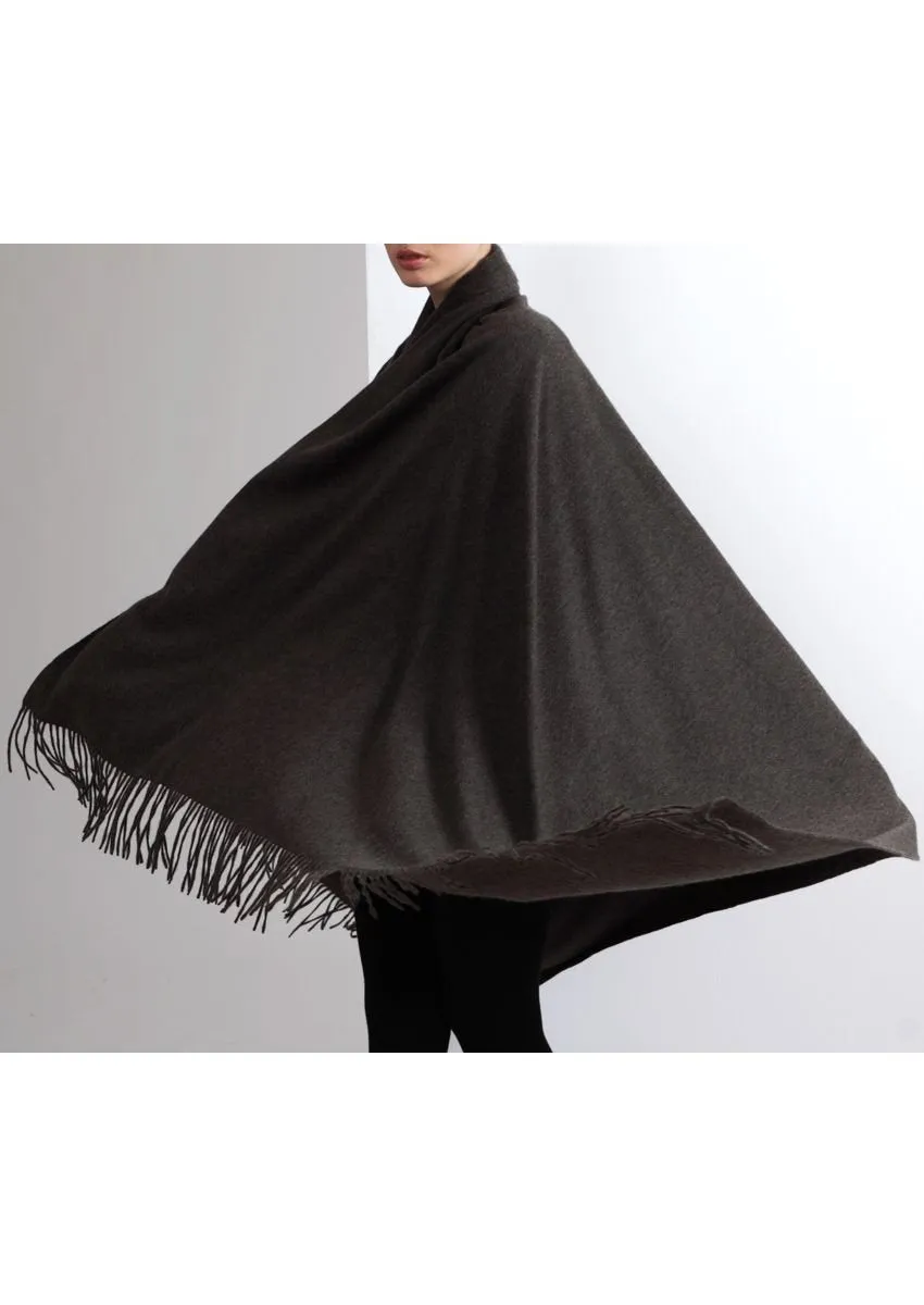 100% cashmere woven throw/cape