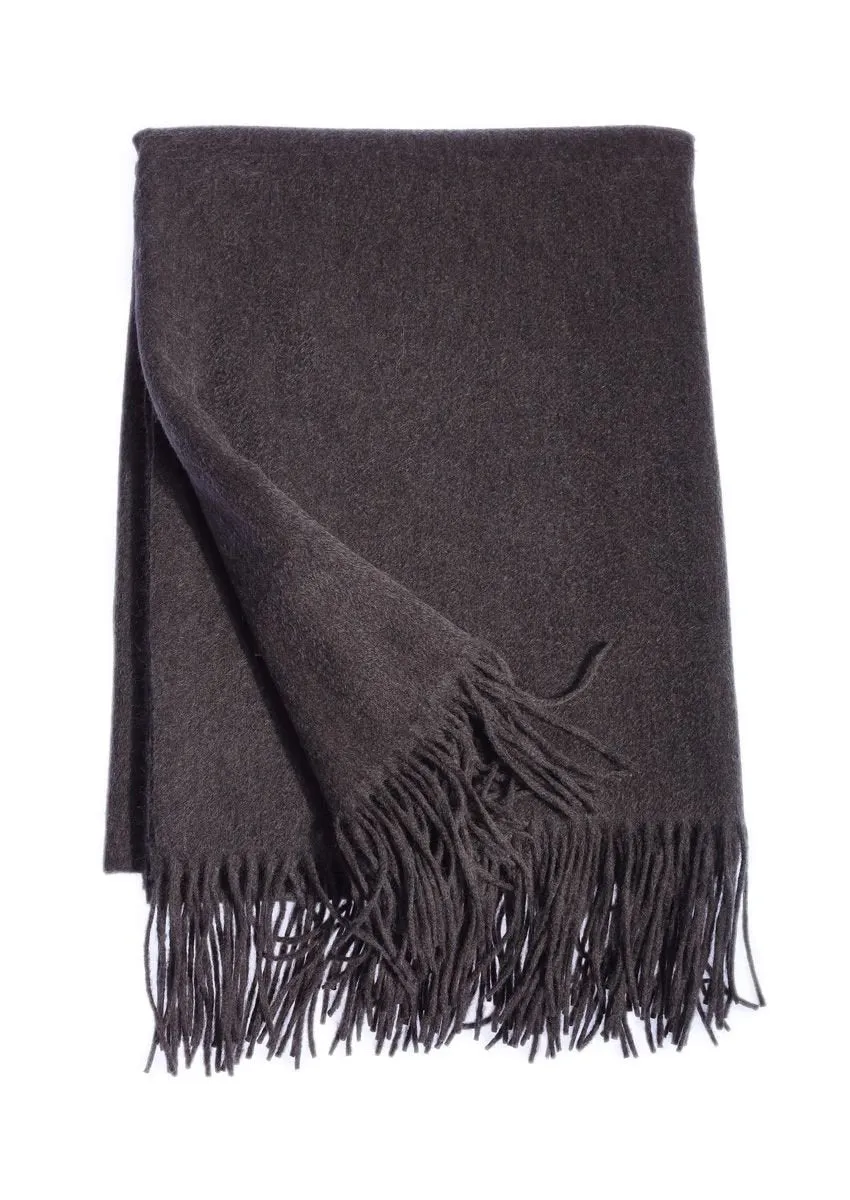 100% cashmere woven throw/cape