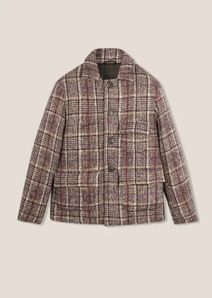 AADERBALE WOOL CHECKED JACKET