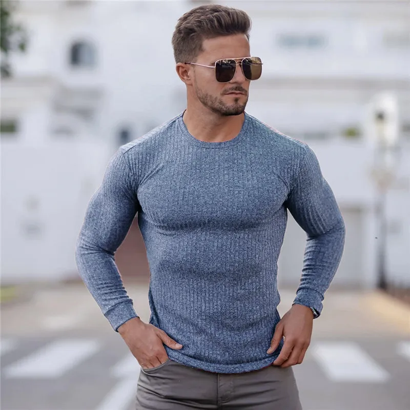 Advbridge Autumn Winter Fashion Turtleneck Mens Thin Sweaters Casual Roll Neck Solid Warm Slim Fit Sweaters Men Turtleneck Pullover Male