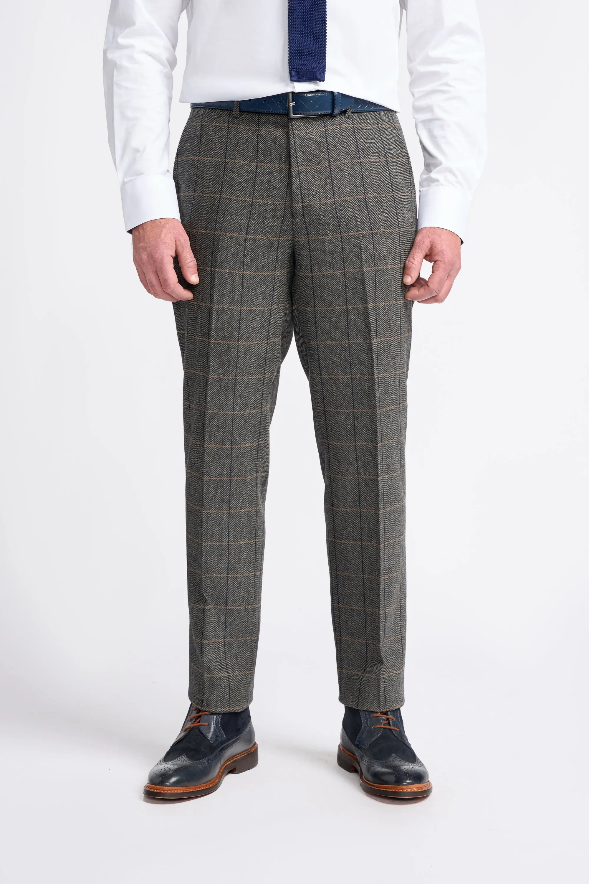 Albert Grey Tweed Three Piece Suit