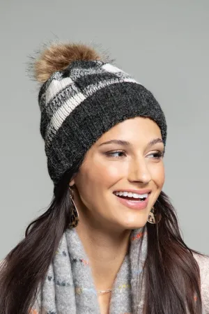 Arden Plaid Beanie