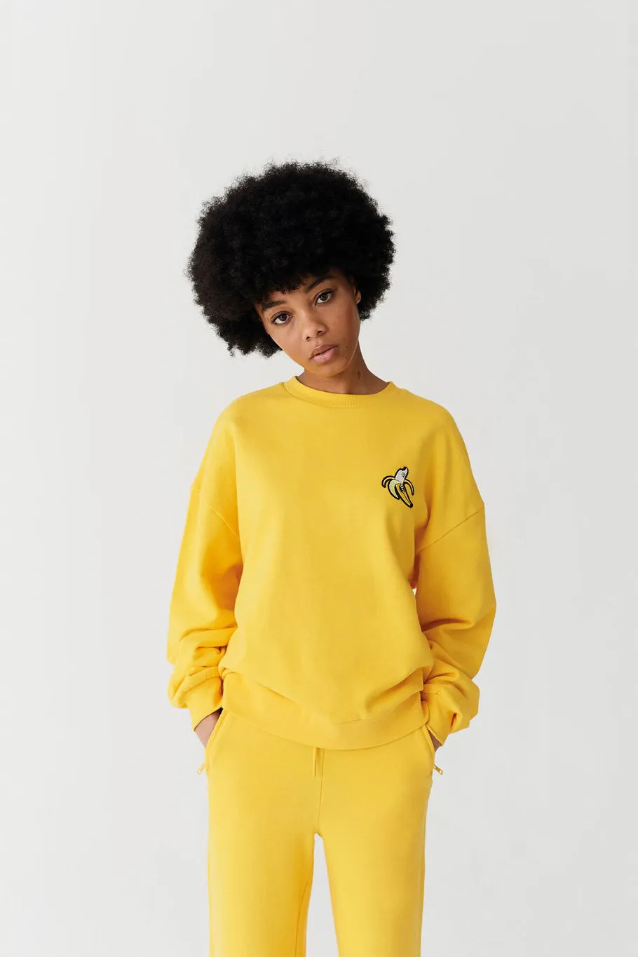 Banana Sweatshirt - Yellow