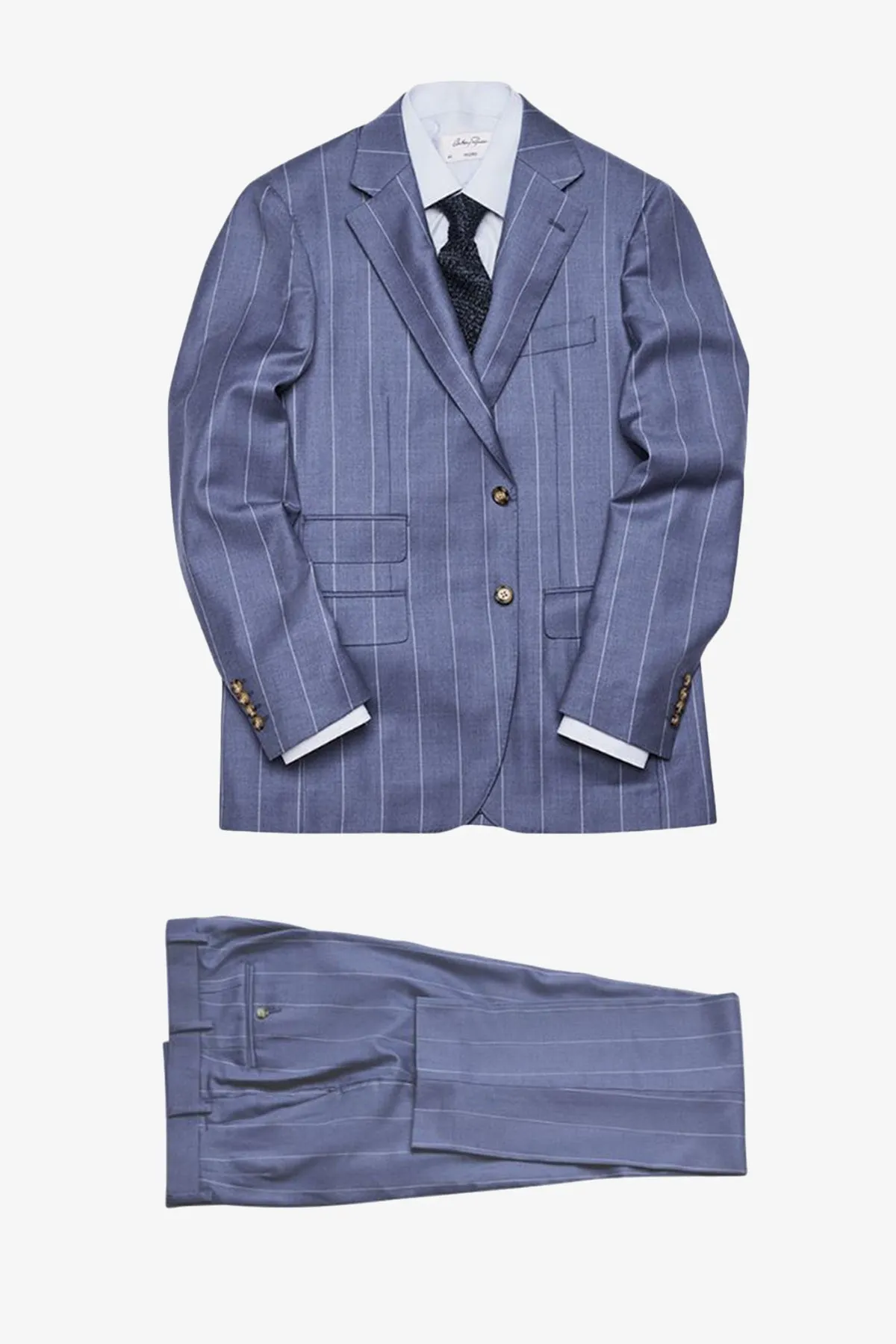 Basso - Blue chalk stripe