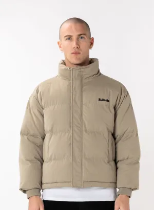 B.Cools Puffer Jacket Tan