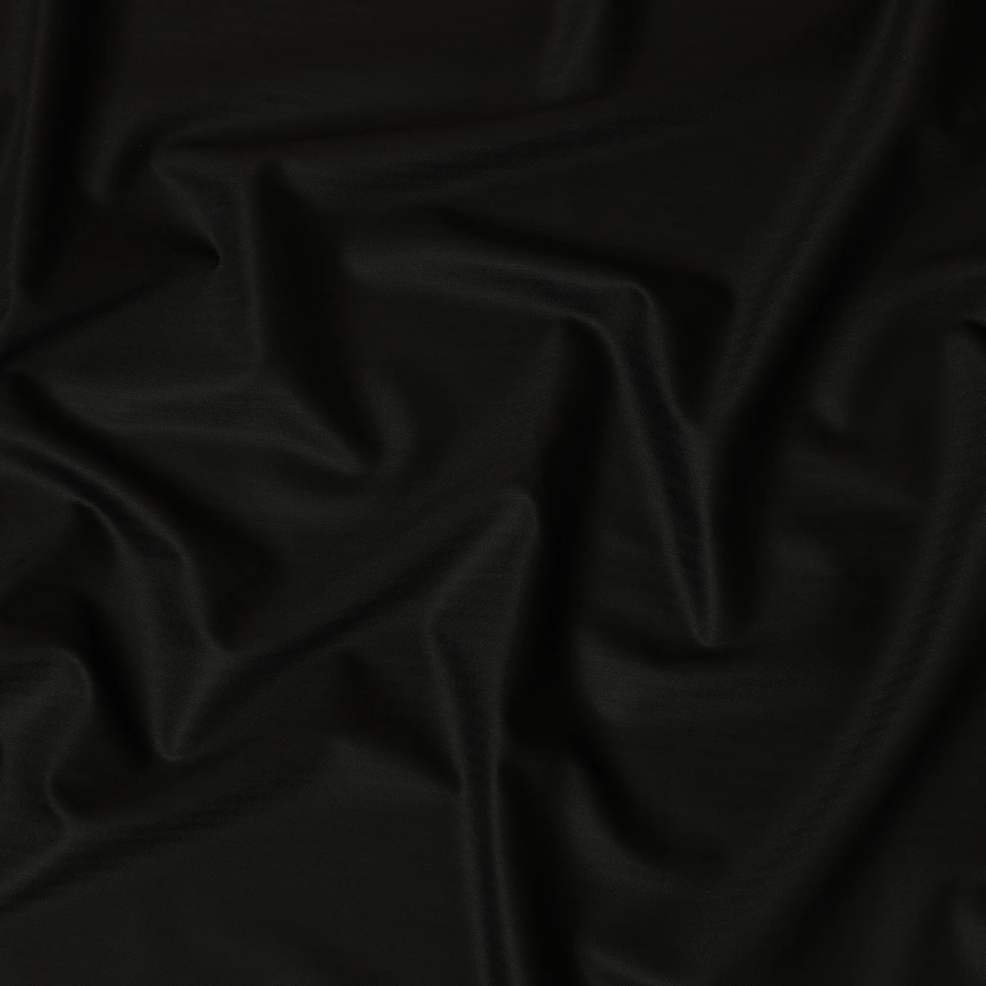 Black Lorepiano Super 170's All Wool Suiting Fabric - Premium Exclusive, 150 cm Width, 3.5 Meters, Made in Italy-D20719