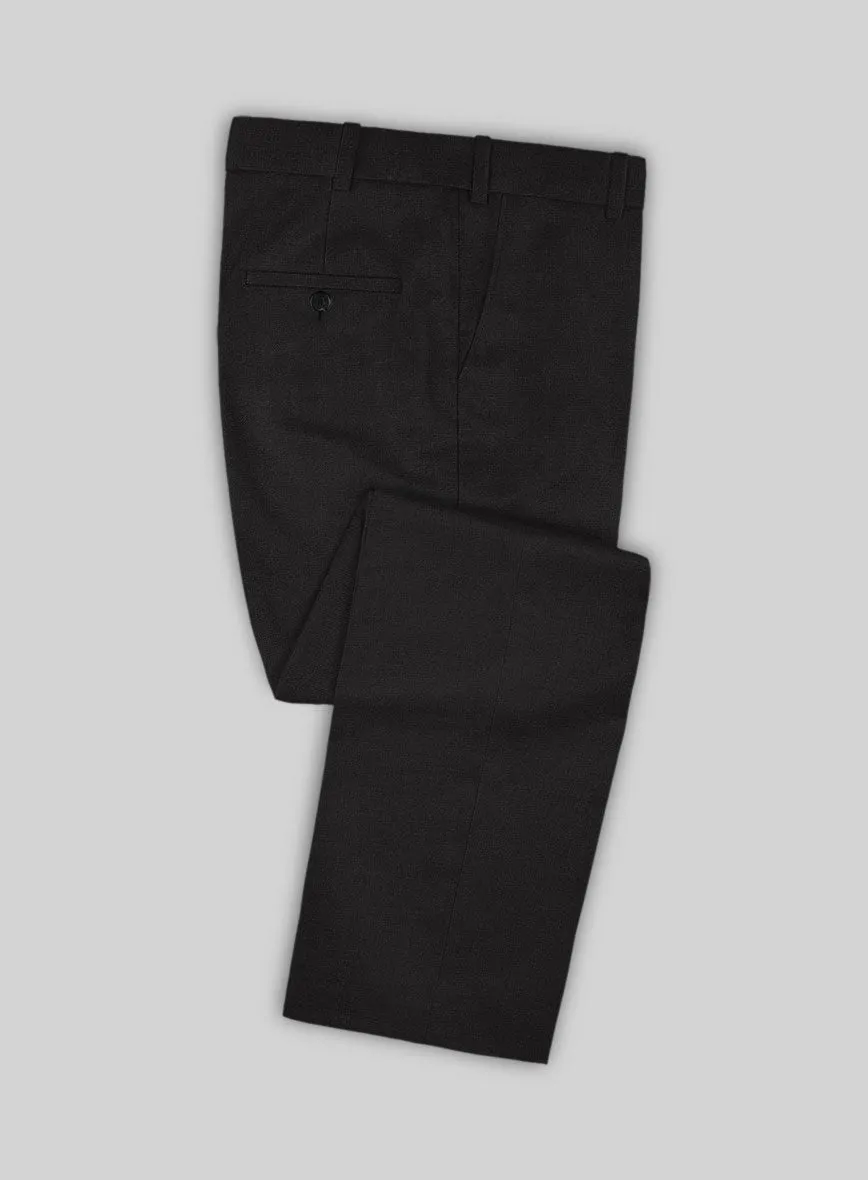 Black Merino Wool Suit