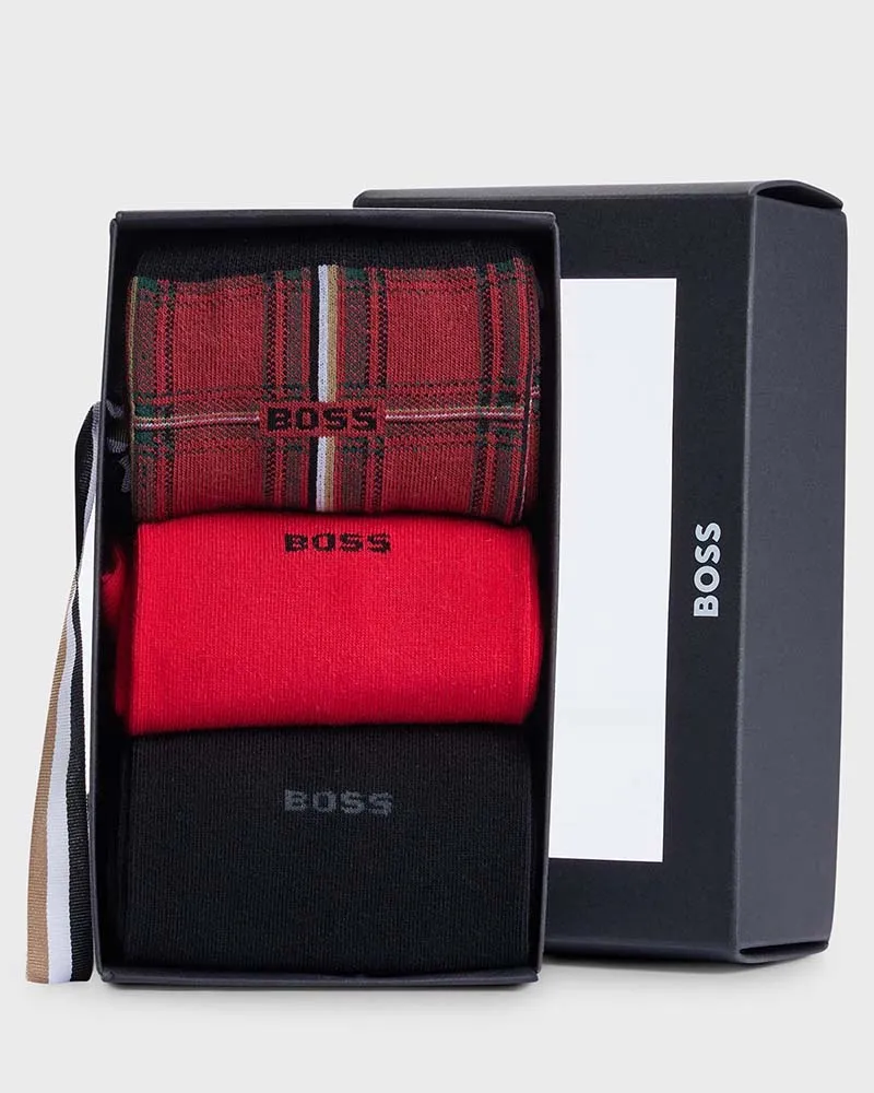 Boss Accessories 3P Giftset Winter Socks