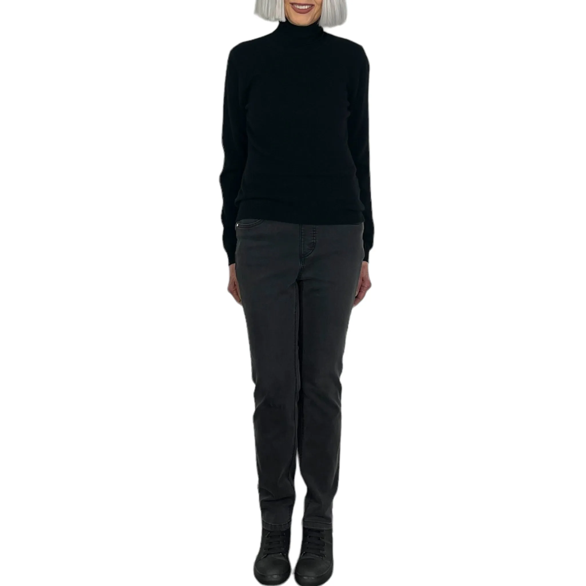 CASHMERE TURTLENECK PULLOVER