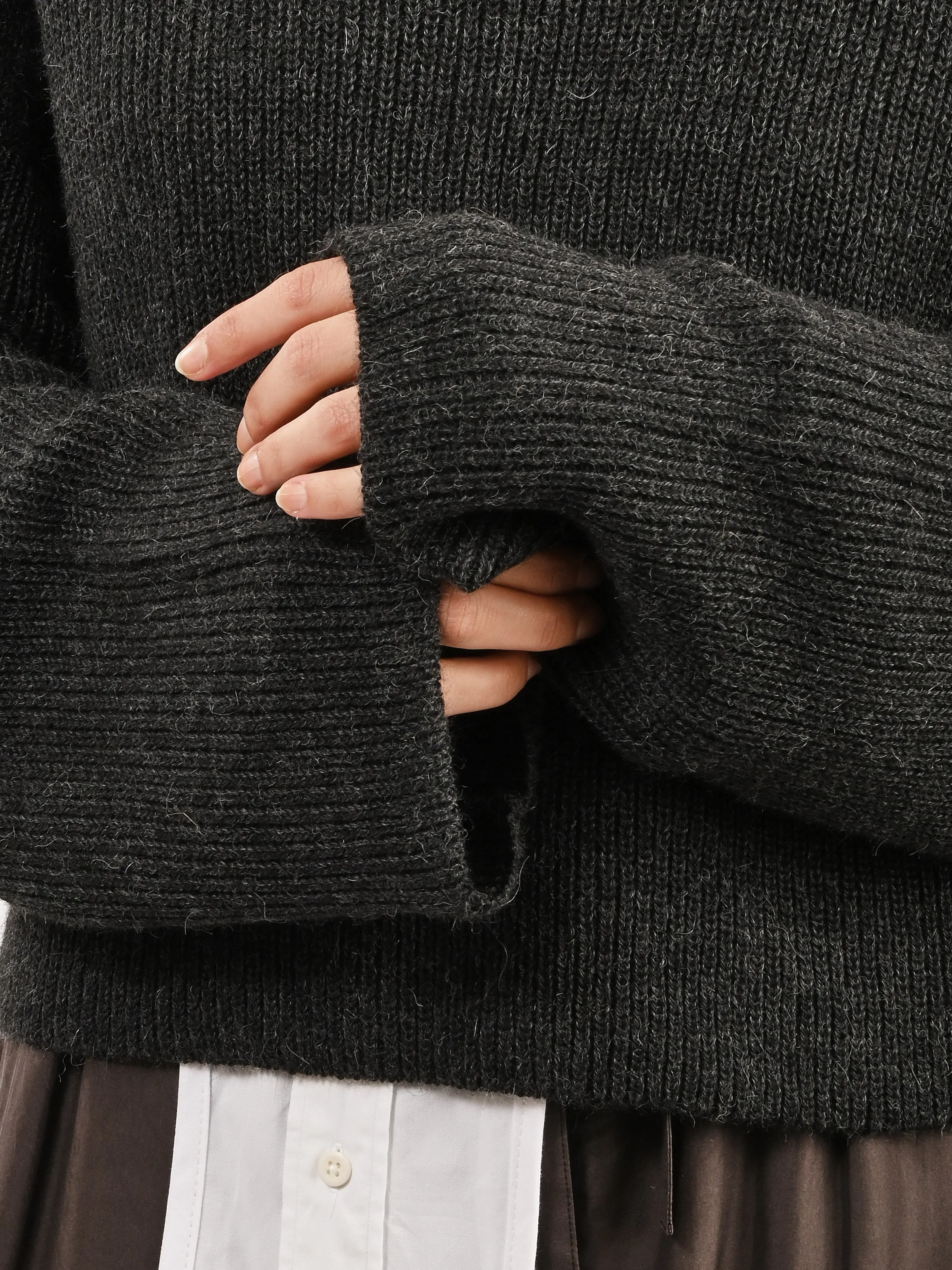 Charcoal Avery Turtleneck