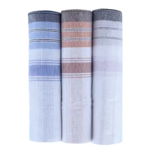 Checked Cotton Handkerchiefs (3 Pack)