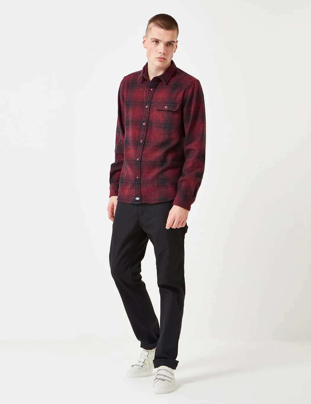 Dickies Ivyland Checked Shirt - Red