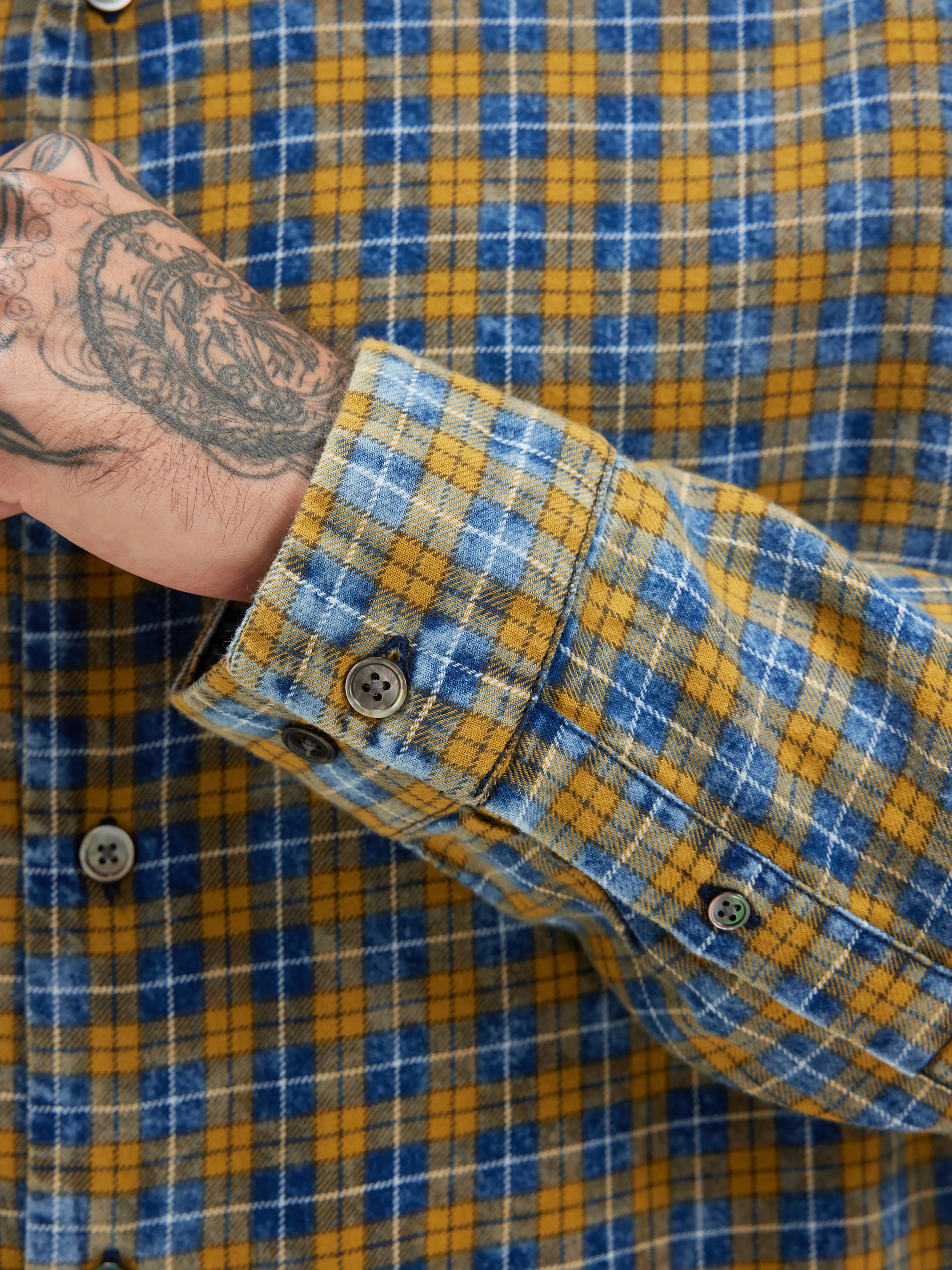 Flip checked shirt (242 / M / CHECK A)