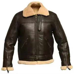 Funki Buys | Jackets | Men's Warm Faux Fur and Leather Jacket