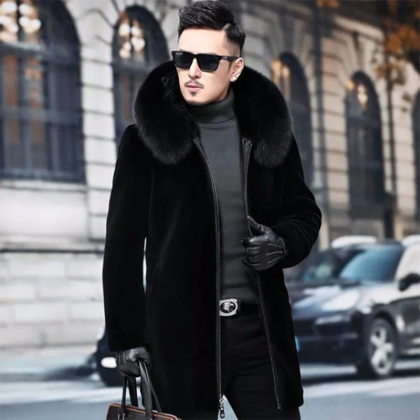 Funki Buys | Jackets | Men's Winter Faux Fox Fur Luxury Jacket