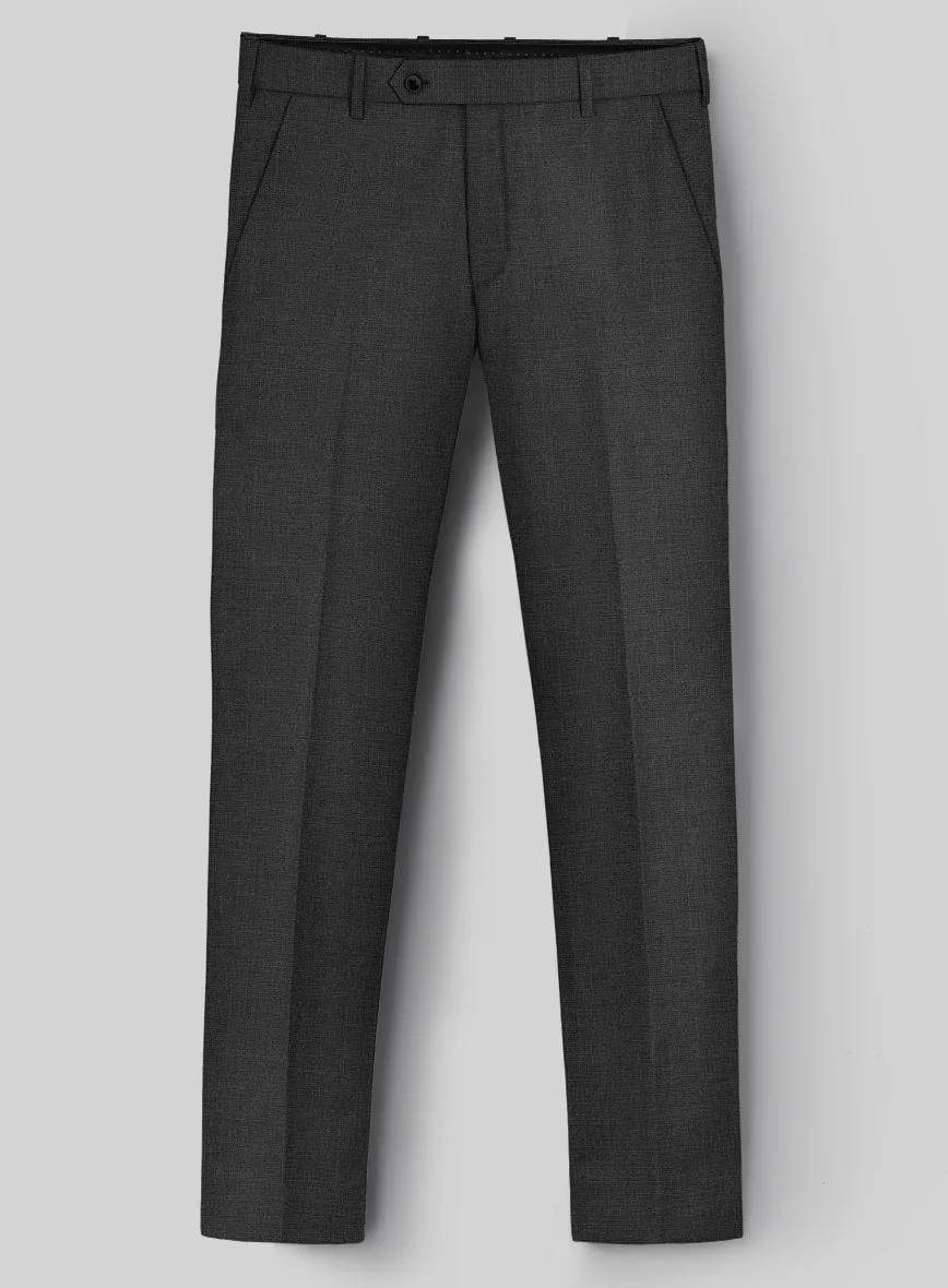 Hardy Minnis Charcoal Nailhead Wool Suit