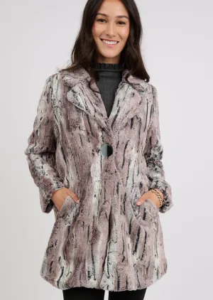 Ivy Jane Faux Mountain Fox Coat