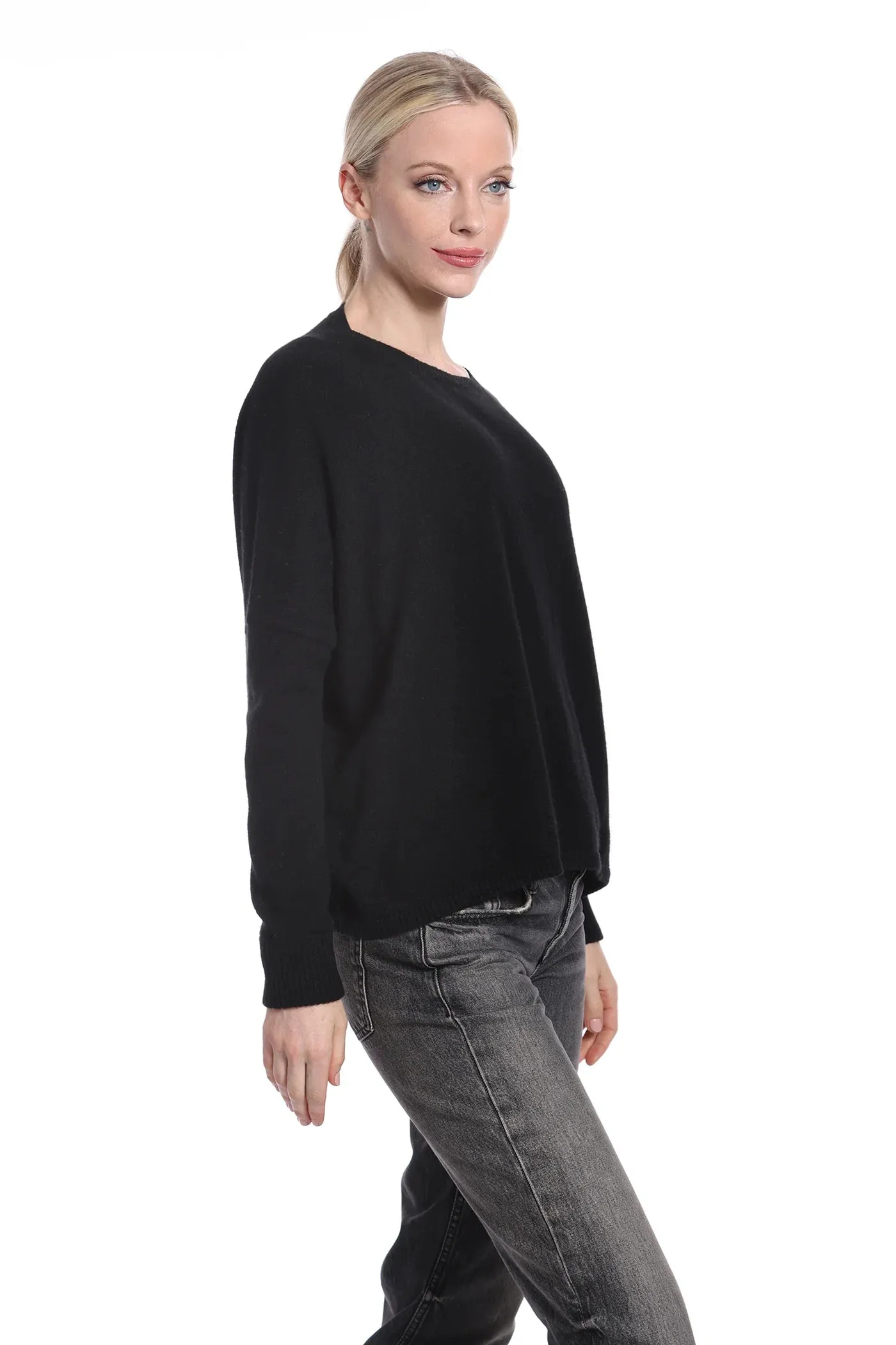 Minnie Rose Cashmere Cropped Sweater