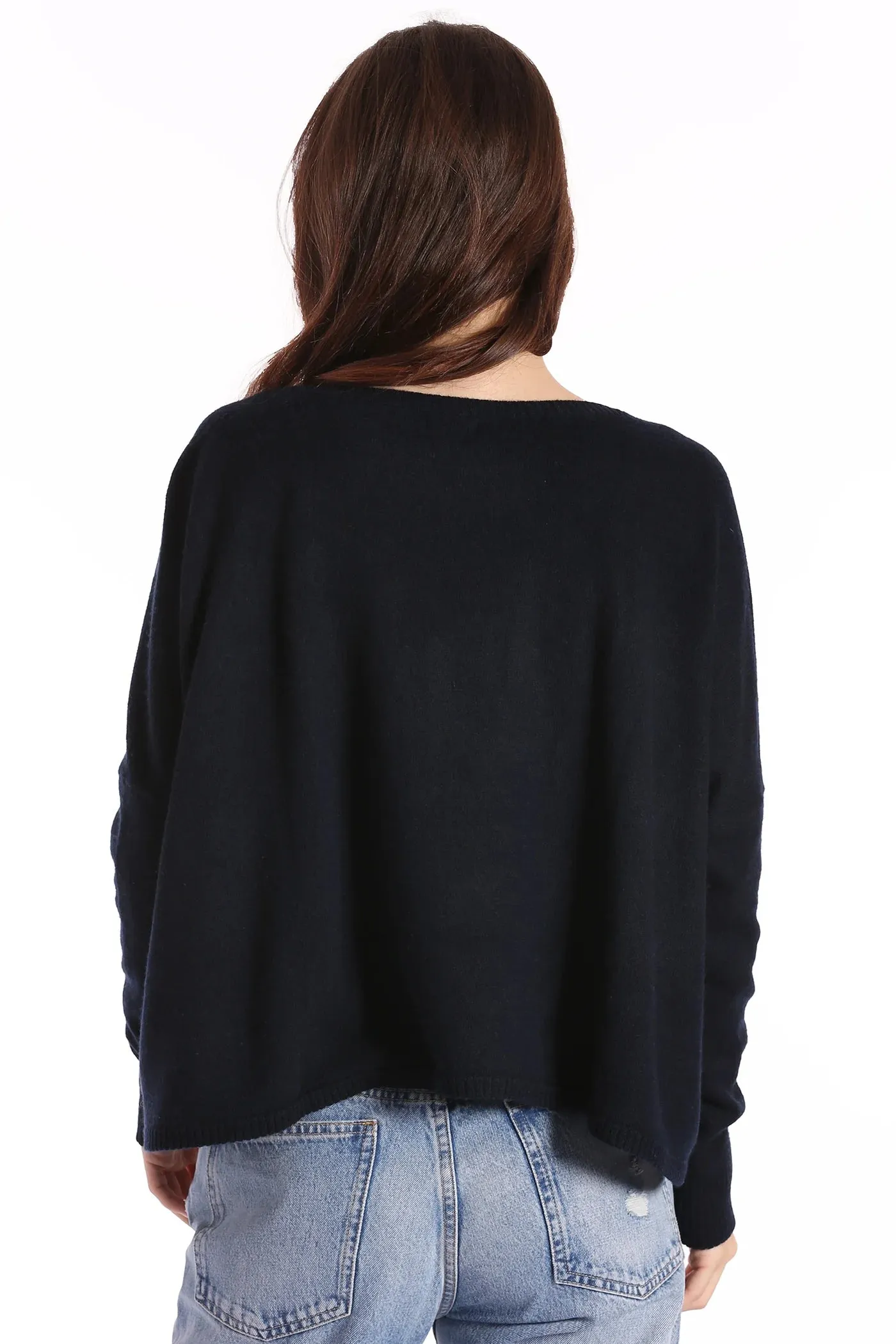 Minnie Rose Cashmere Cropped Sweater