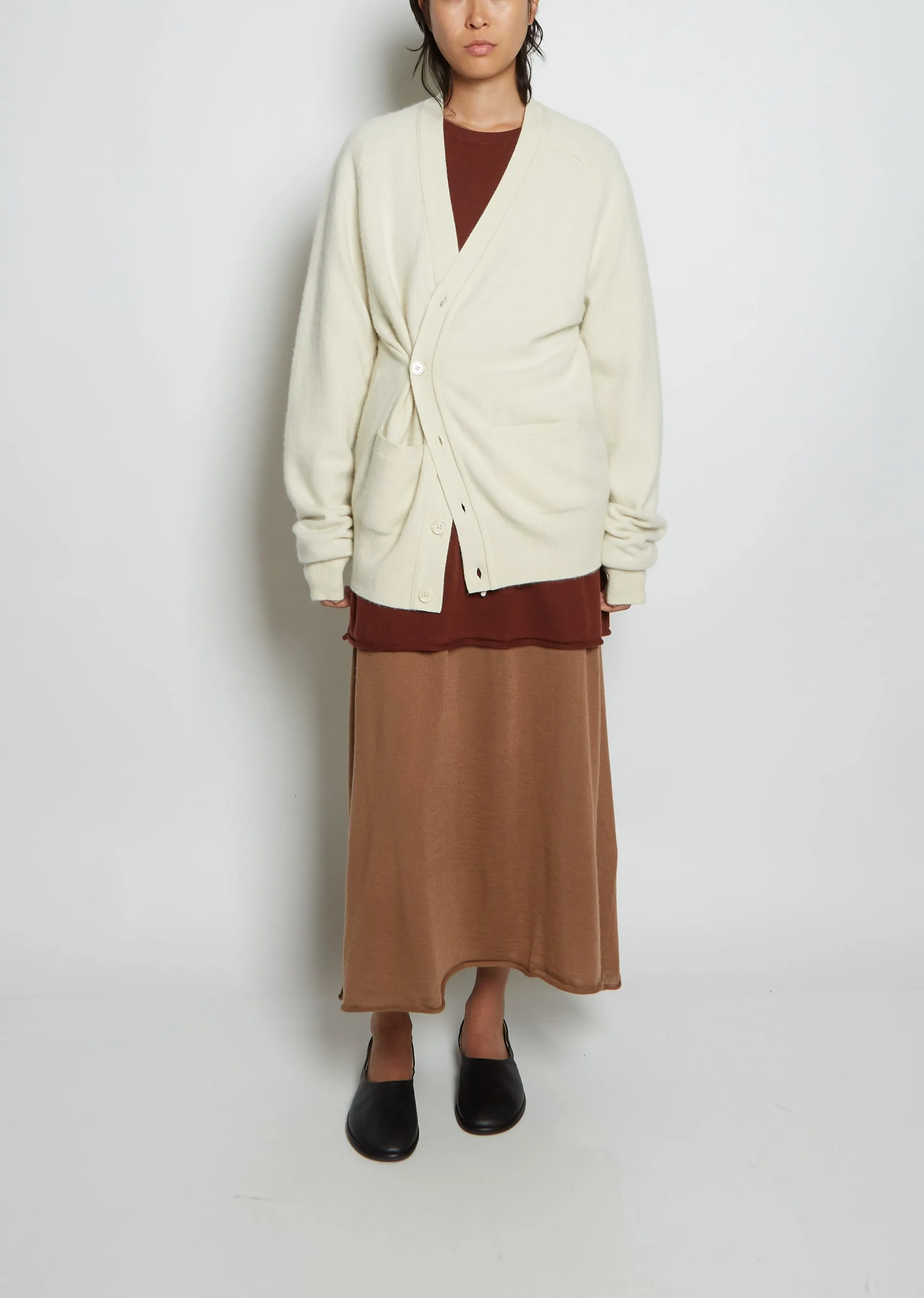 n°185 Feike Cashmere Cardigan — Cream