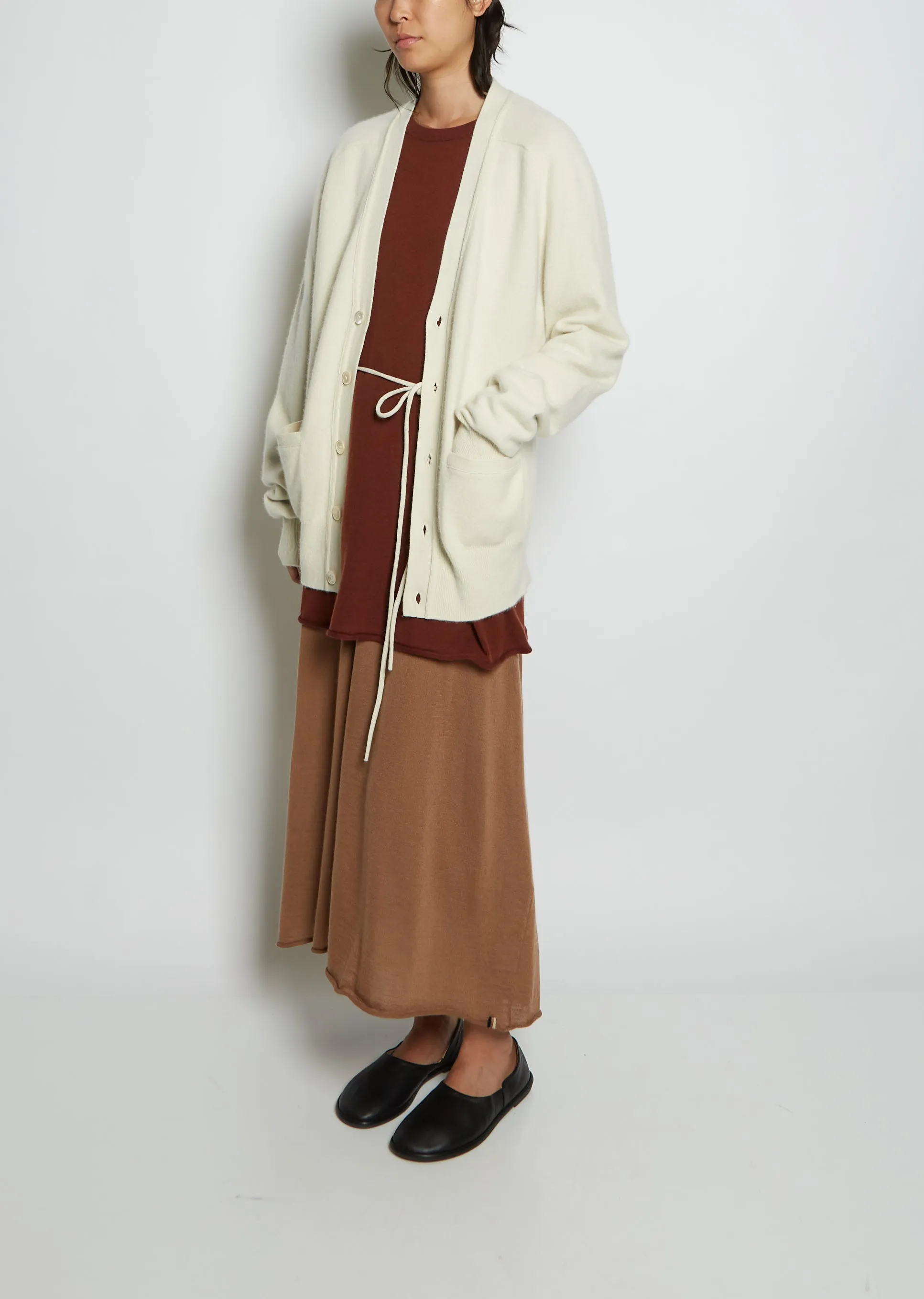 n°185 Feike Cashmere Cardigan — Cream