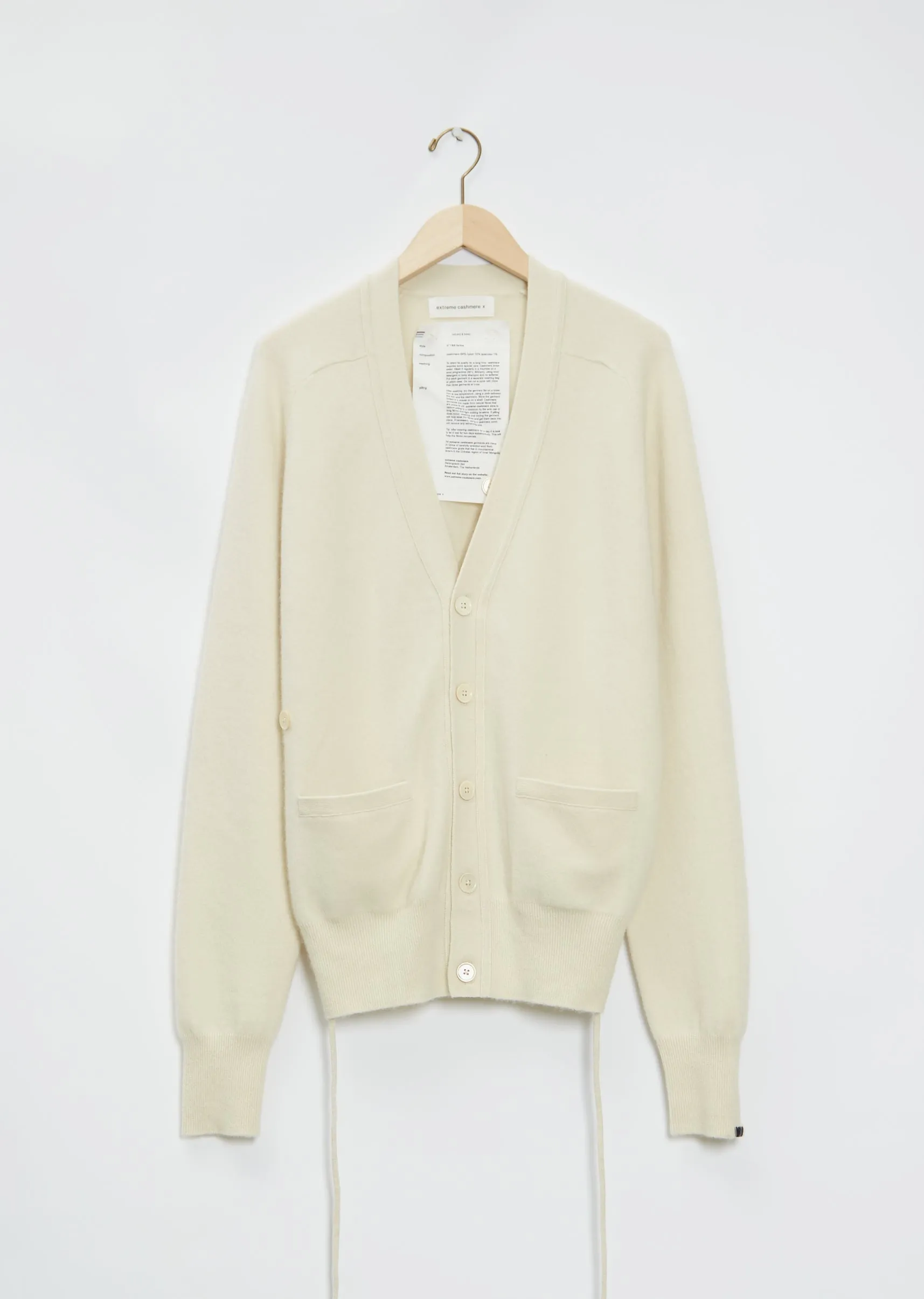 n°185 Feike Cashmere Cardigan — Cream