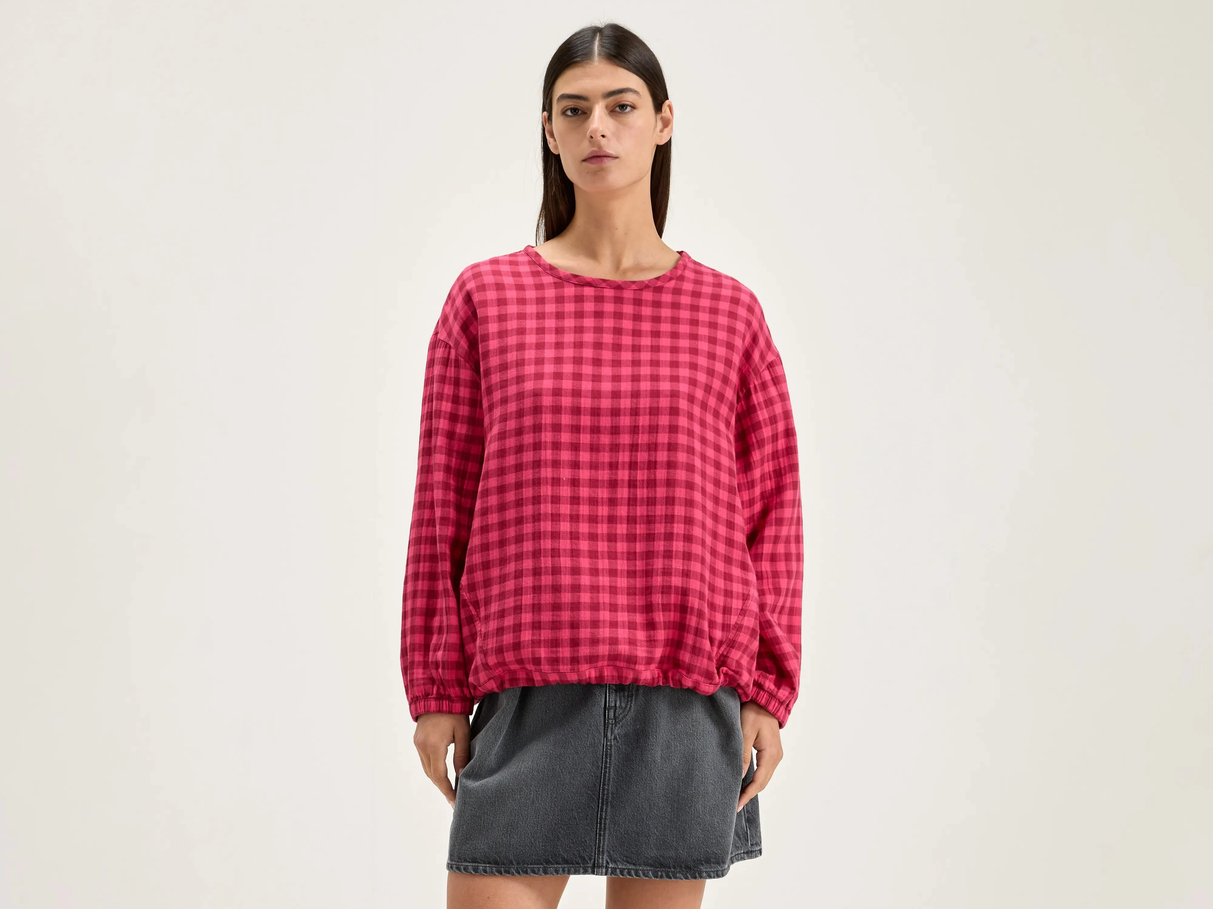 Padoue checked blouse (242 / W / CHECK B)