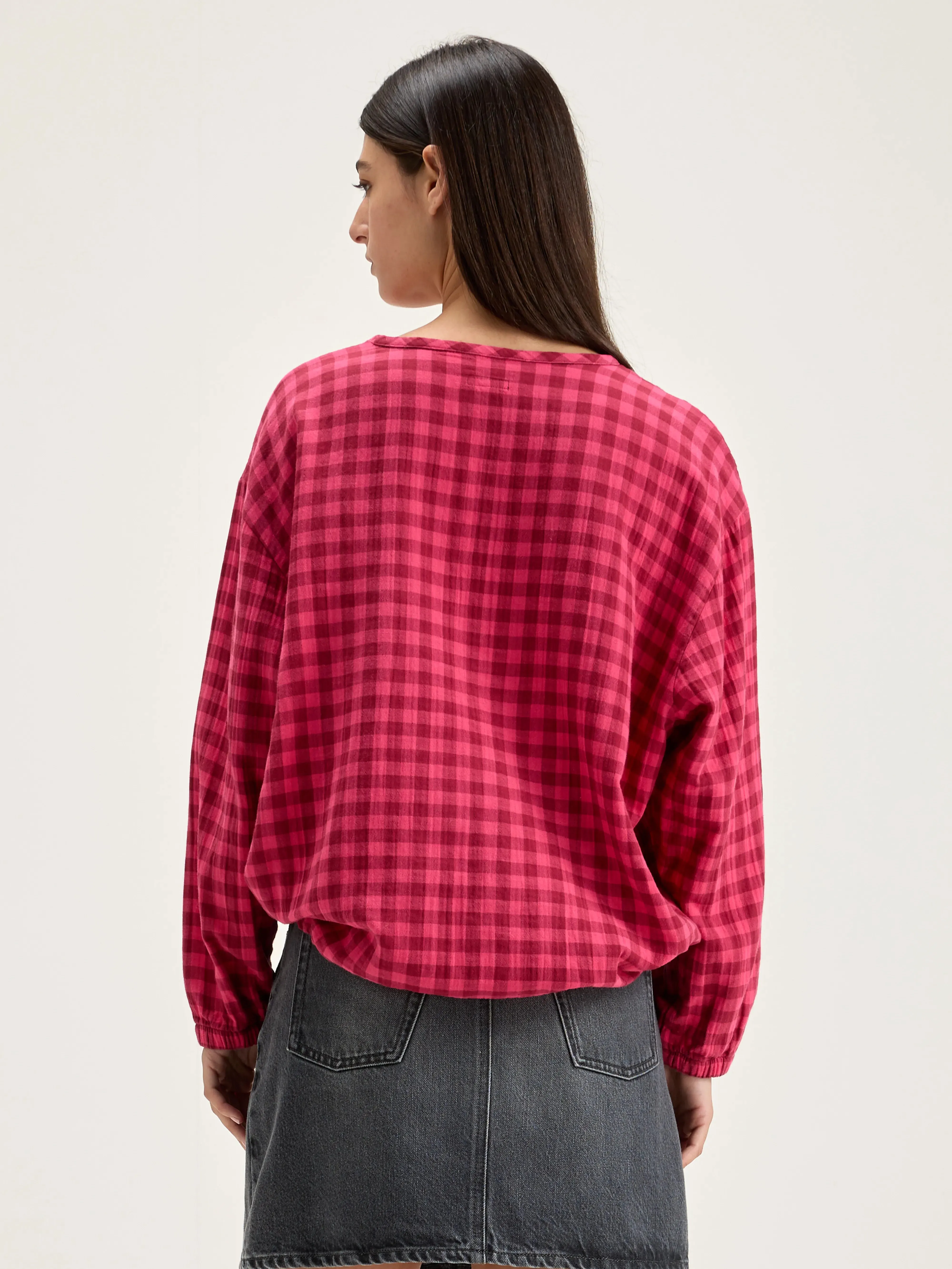 Padoue checked blouse (242 / W / CHECK B)