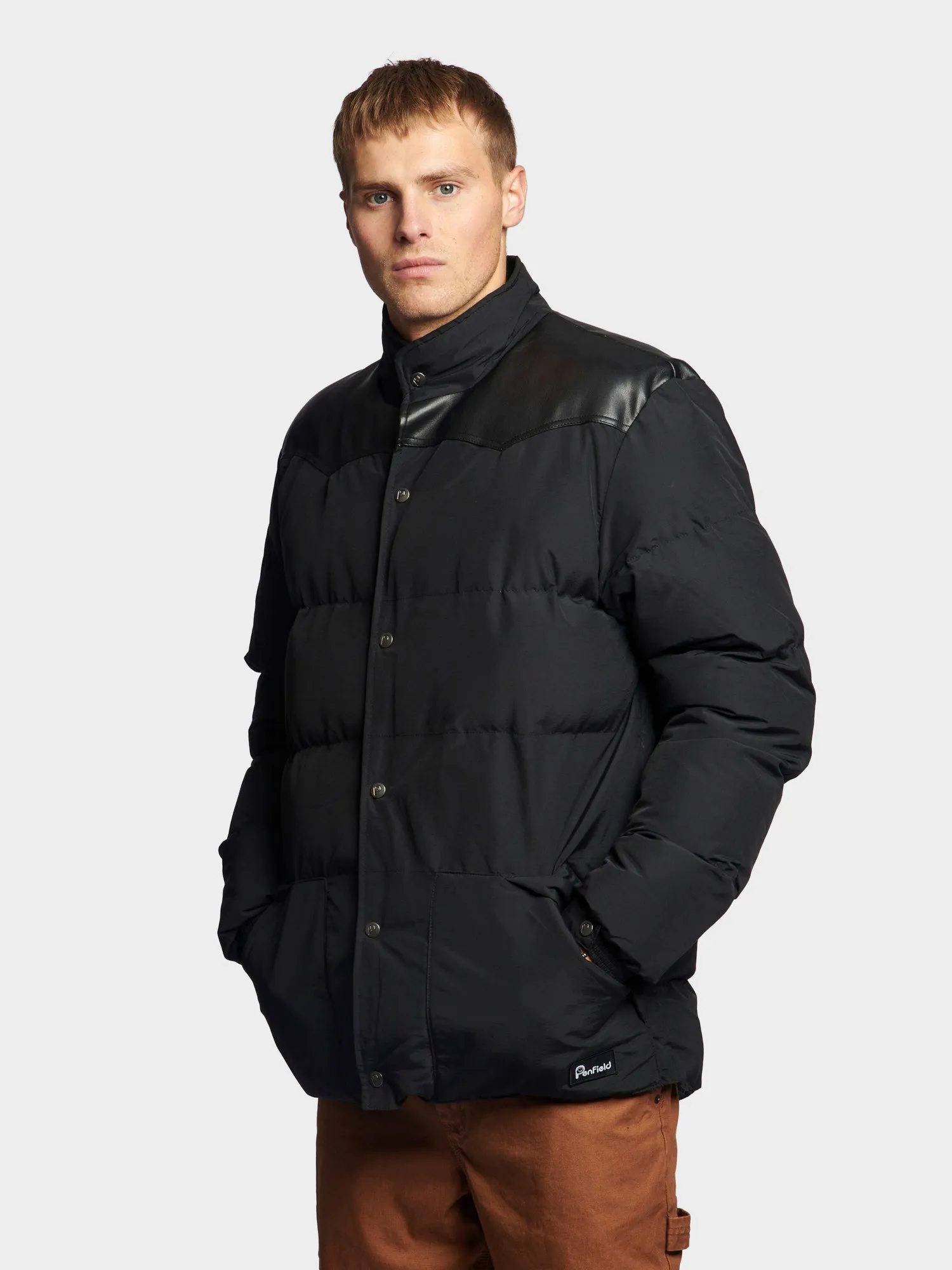 Pelam Puffer Jacket in Black