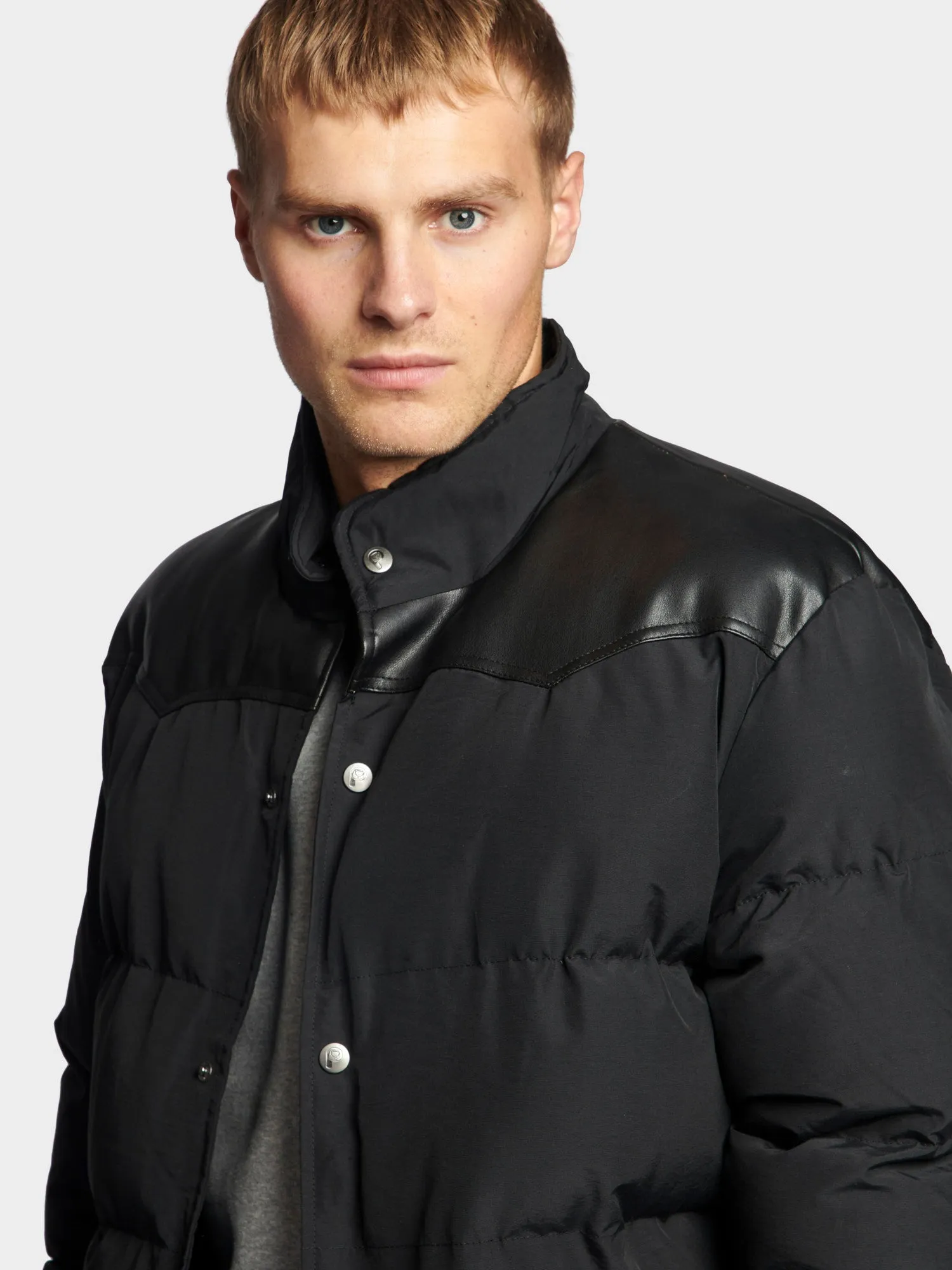 Pelam Puffer Jacket in Black