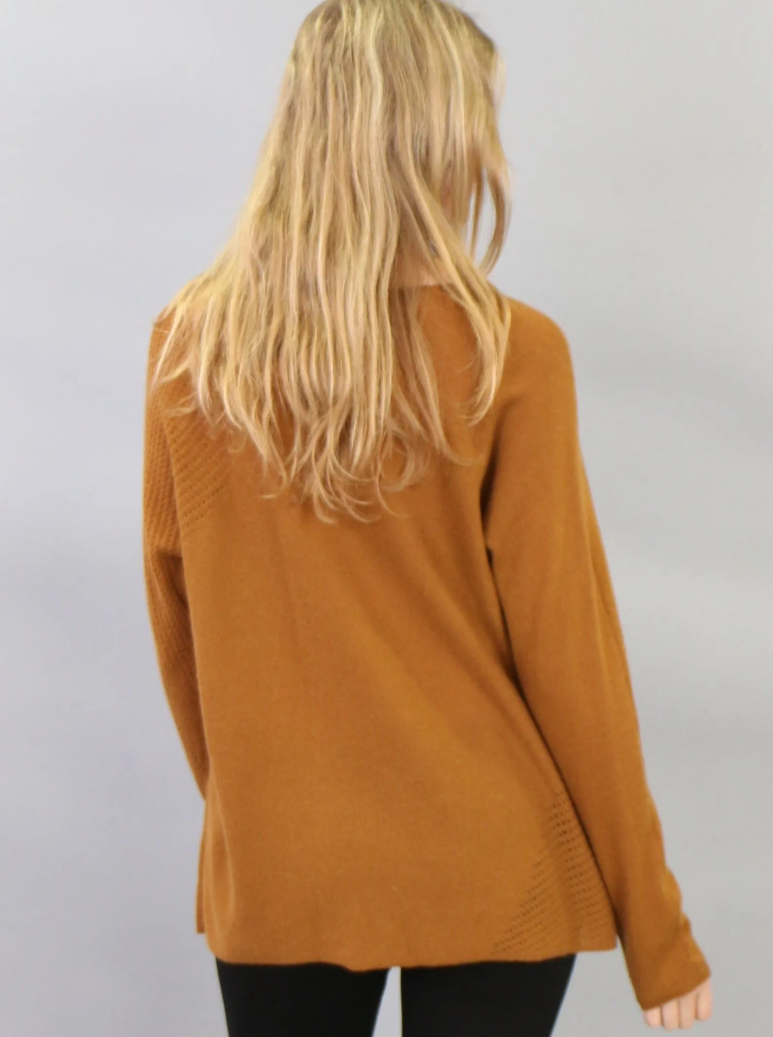 Pointelle Accented Pullover