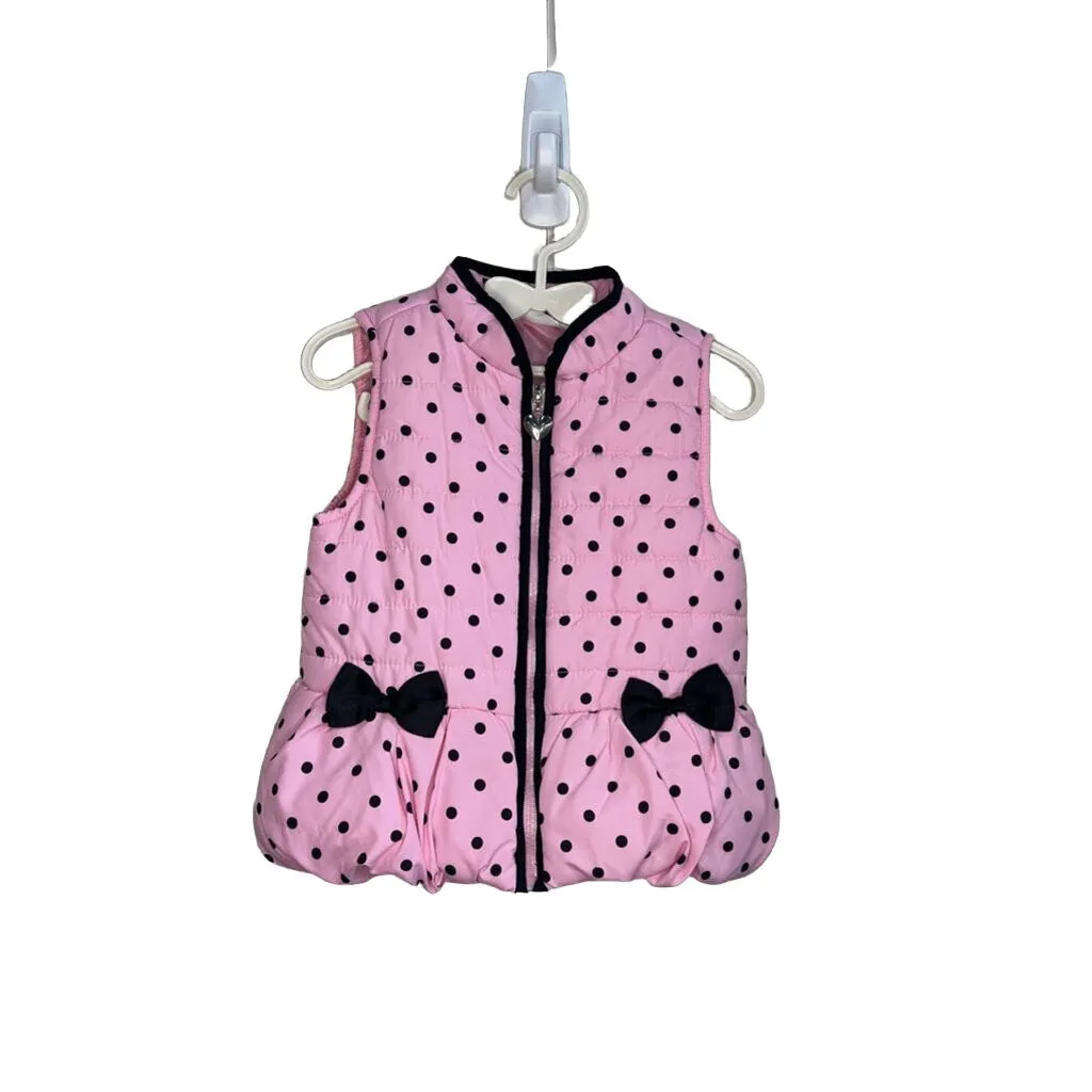 Puffer Vest Polka Dots