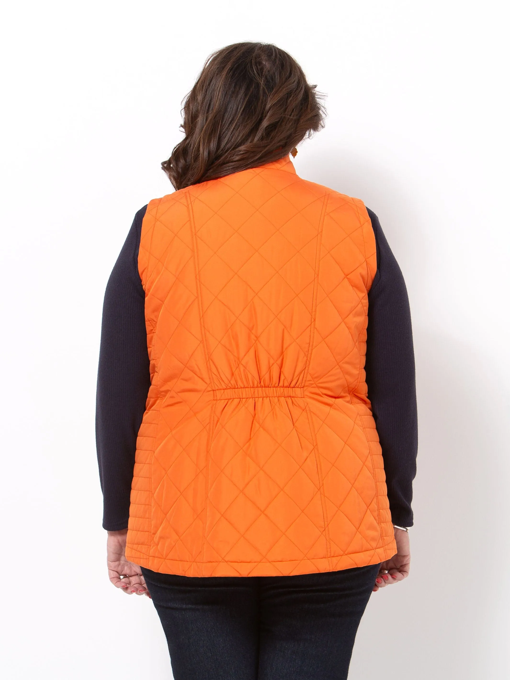 Pumpkin Puffer Vest