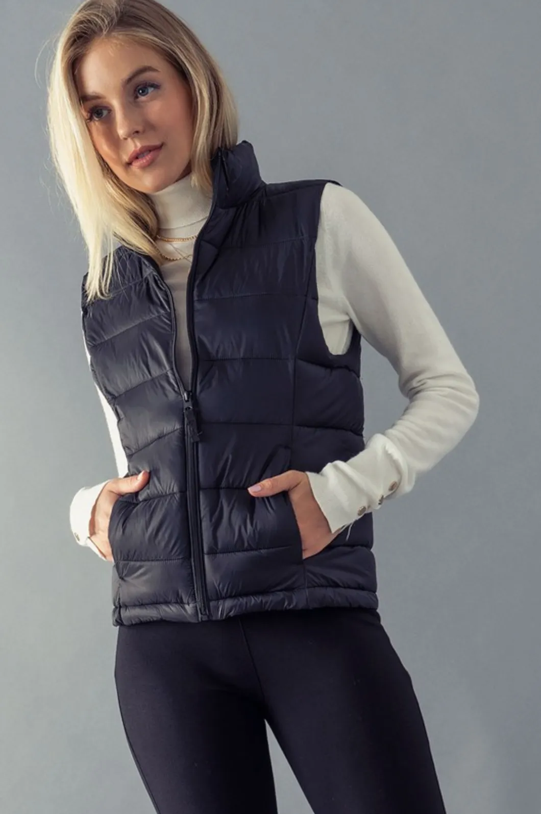 Quilted Puffer Vest