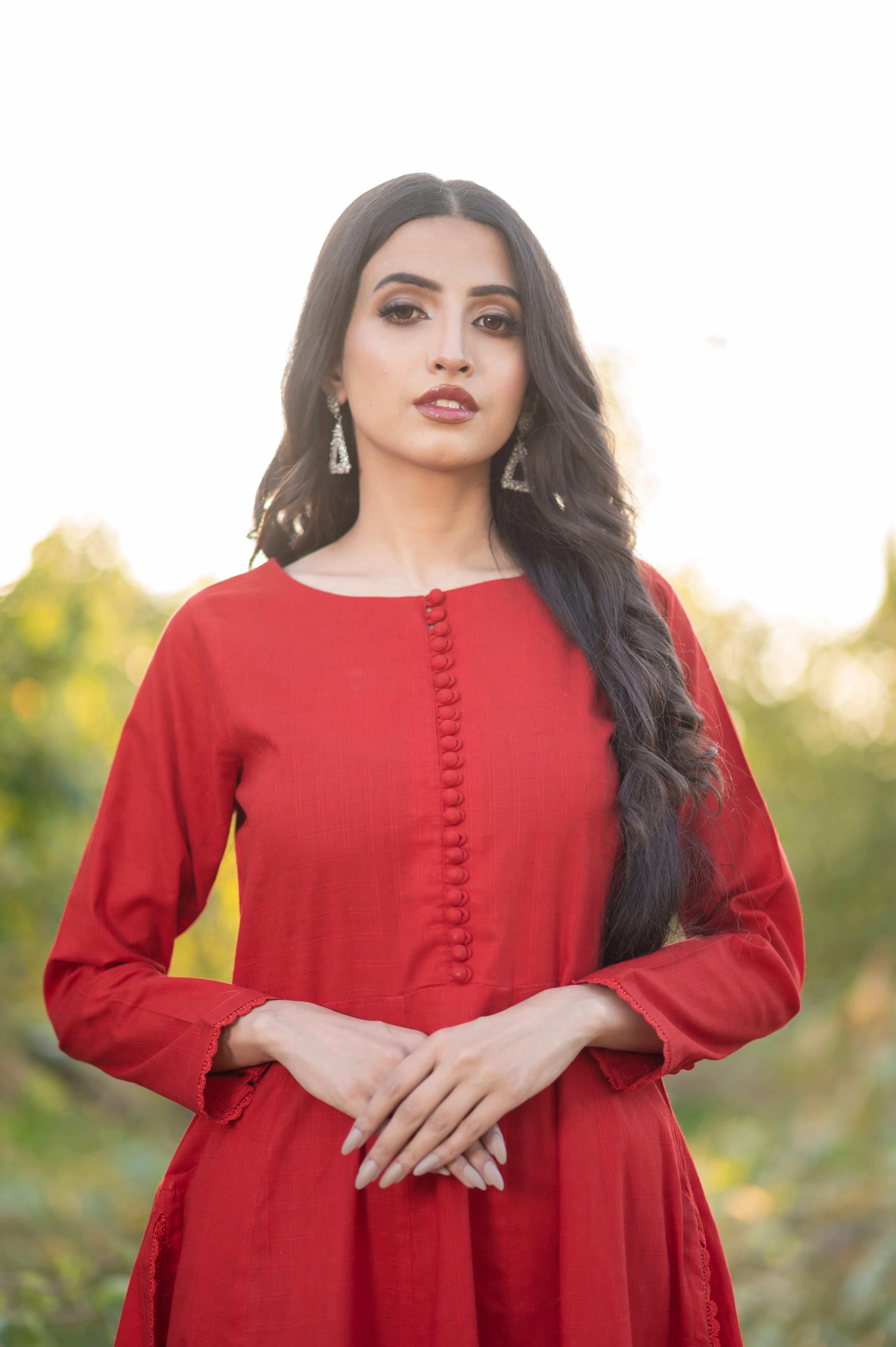 Ravayat By Ariya Apparel Stitched 2 Piece Scarlet Grace Co-ord Set Collection'2024-Rangrez