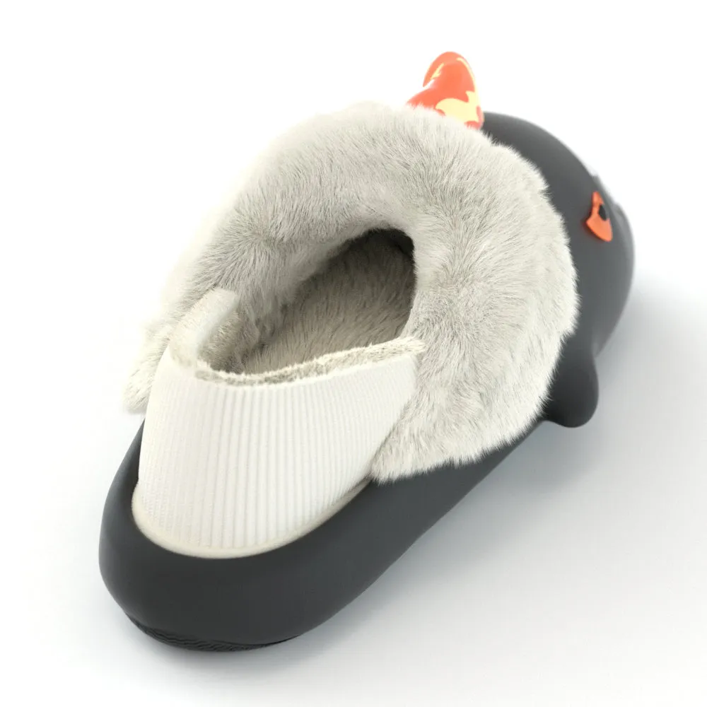 Sharkicks Pro - Winter Fierce Fire Kaiju Heel-covered