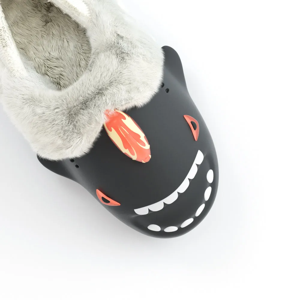 Sharkicks Pro - Winter Fierce Fire Kaiju Heel-covered