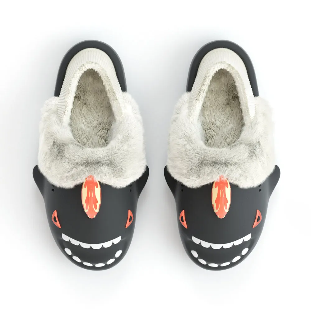 Sharkicks Pro - Winter Fierce Fire Kaiju Heel-covered