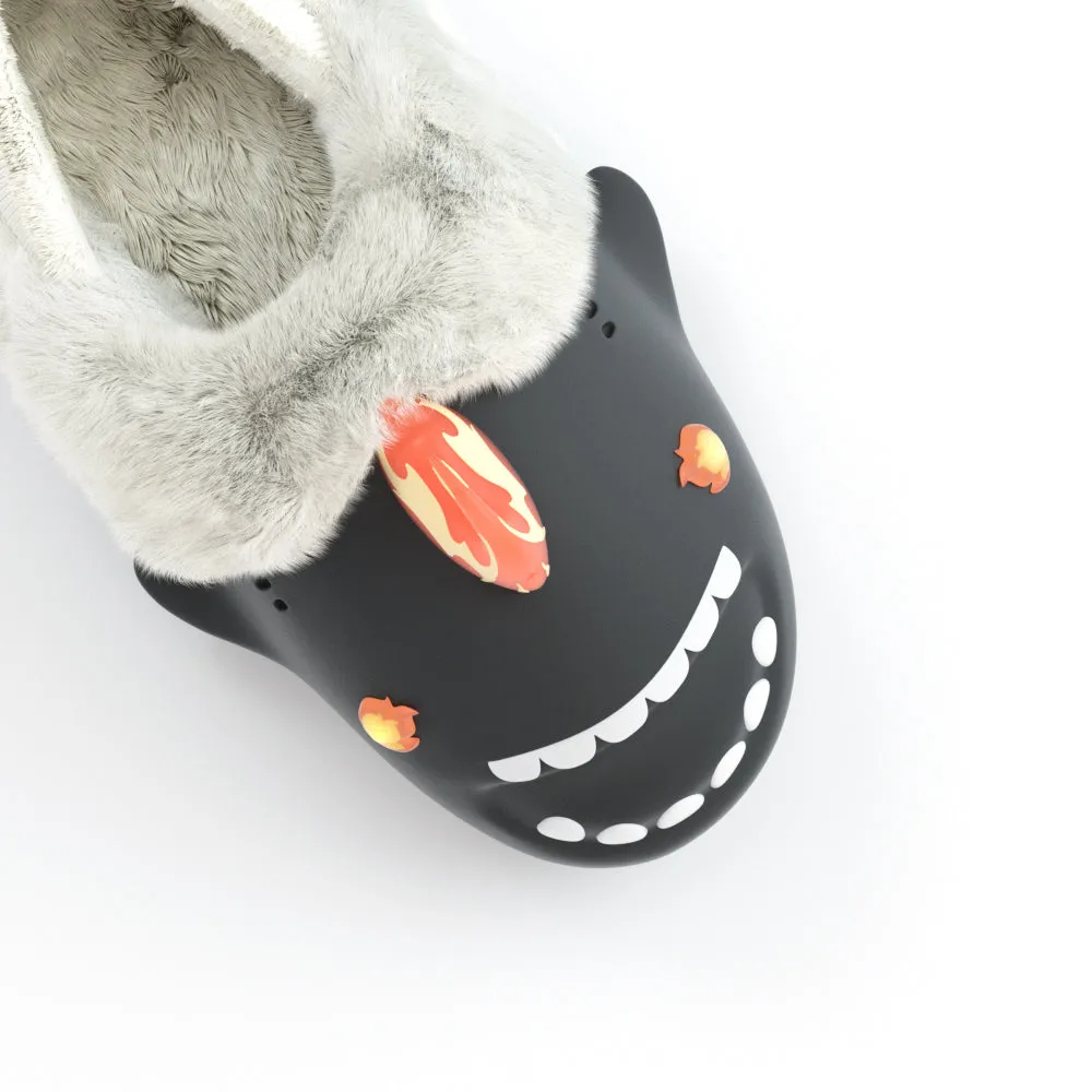 Sharkicks Pro - Winter Fire Kaiju Heel-covered