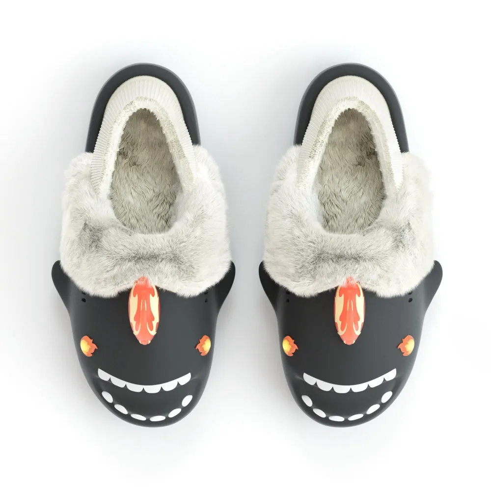 Sharkicks Pro - Winter Fire Kaiju Heel-covered