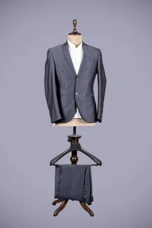 Sophisticated Charcoal Gray Italian Suit (2-Piece)