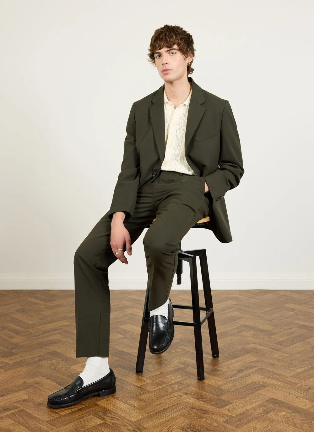 Tailored Blazer | Wool | Forest