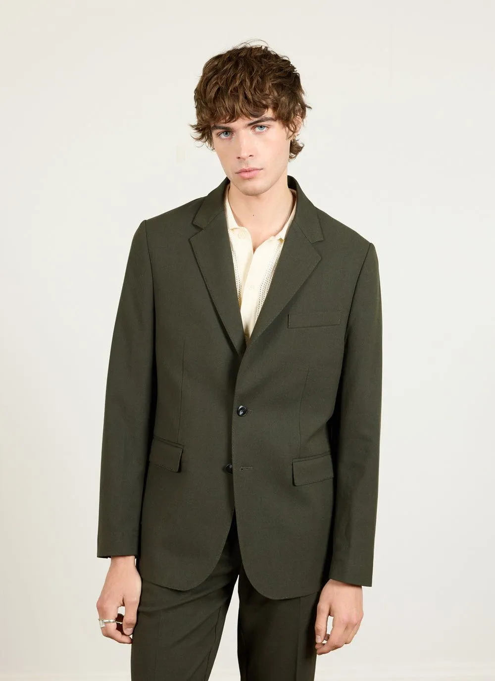 Tailored Blazer | Wool | Forest