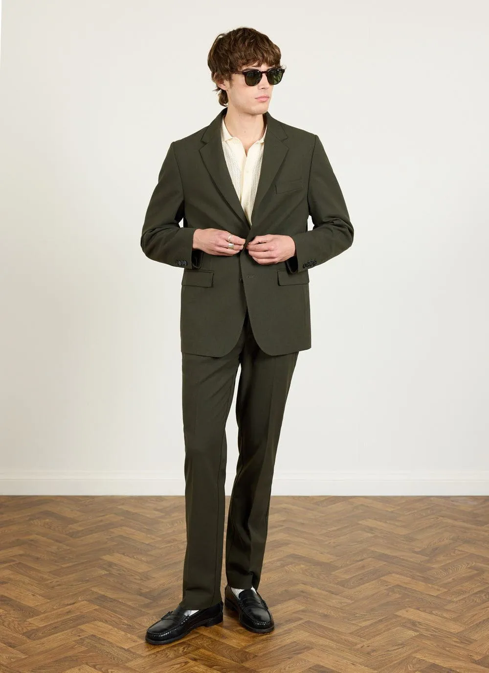 Tailored Blazer | Wool | Forest