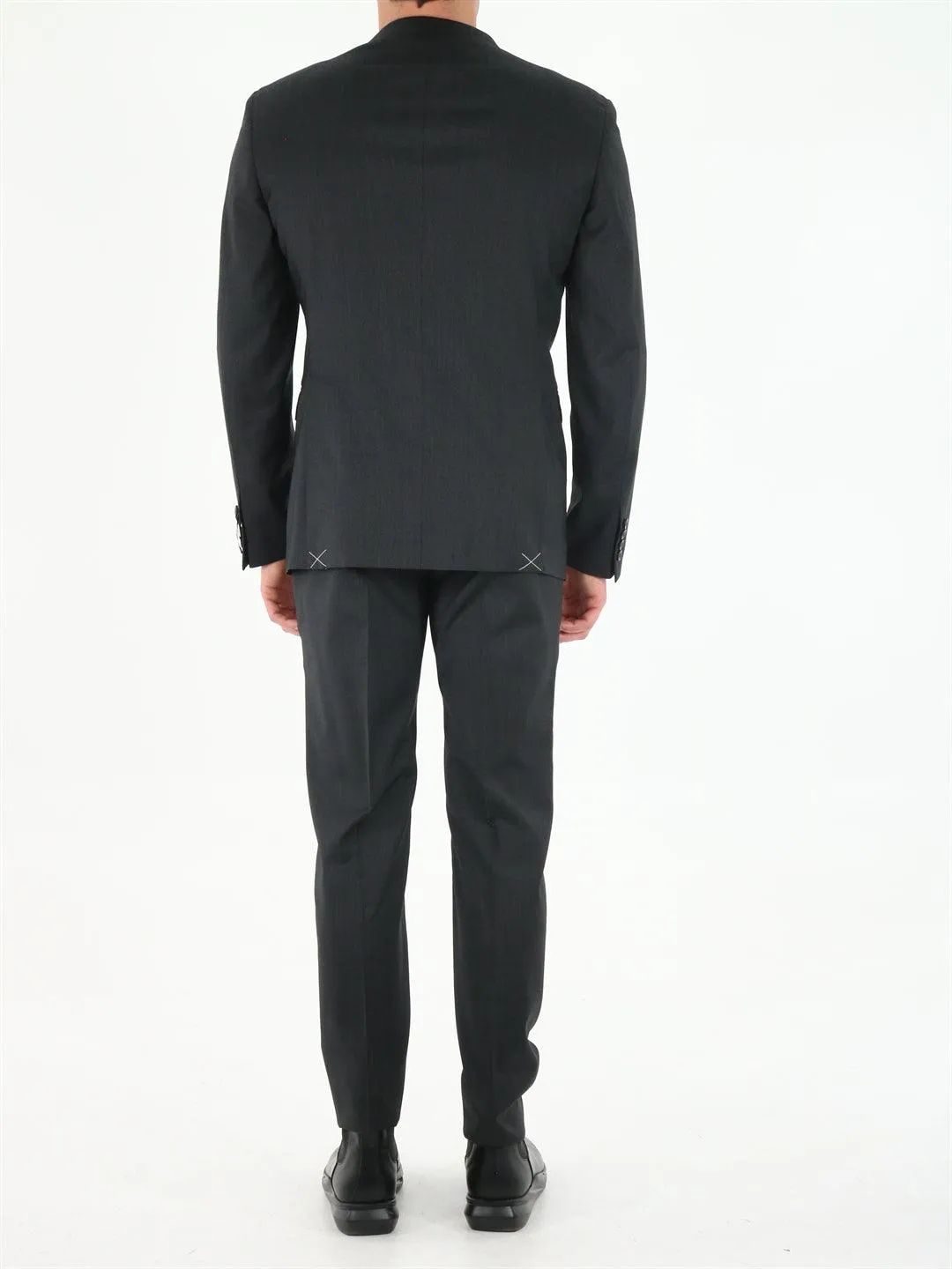 Tonello Black Wool Suit