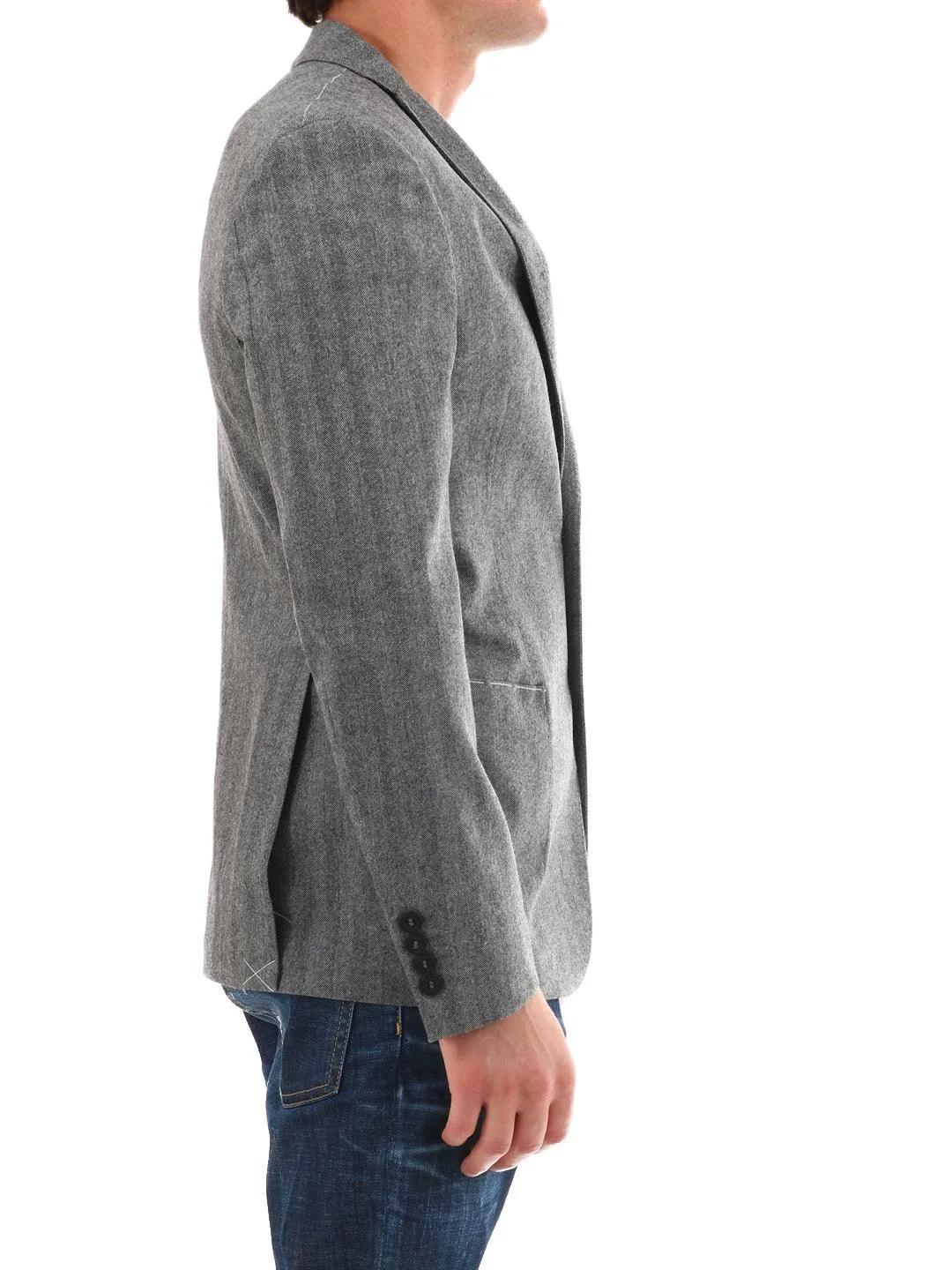 Tonello Gray Wool Jacket