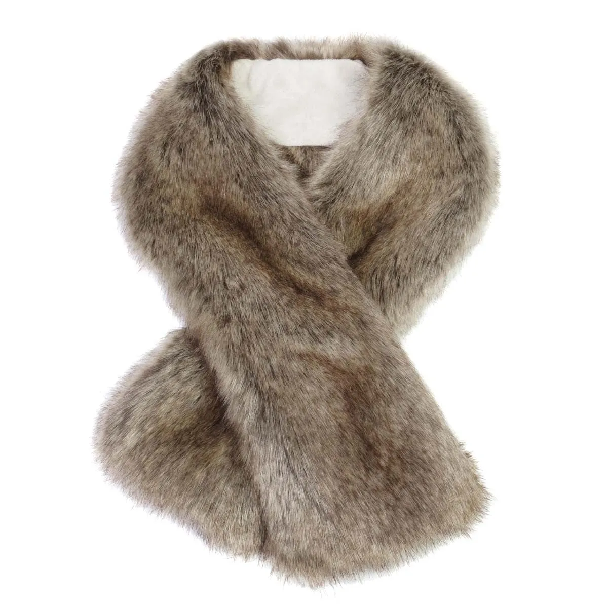 Truffle Faux Fur Tippet Scarf