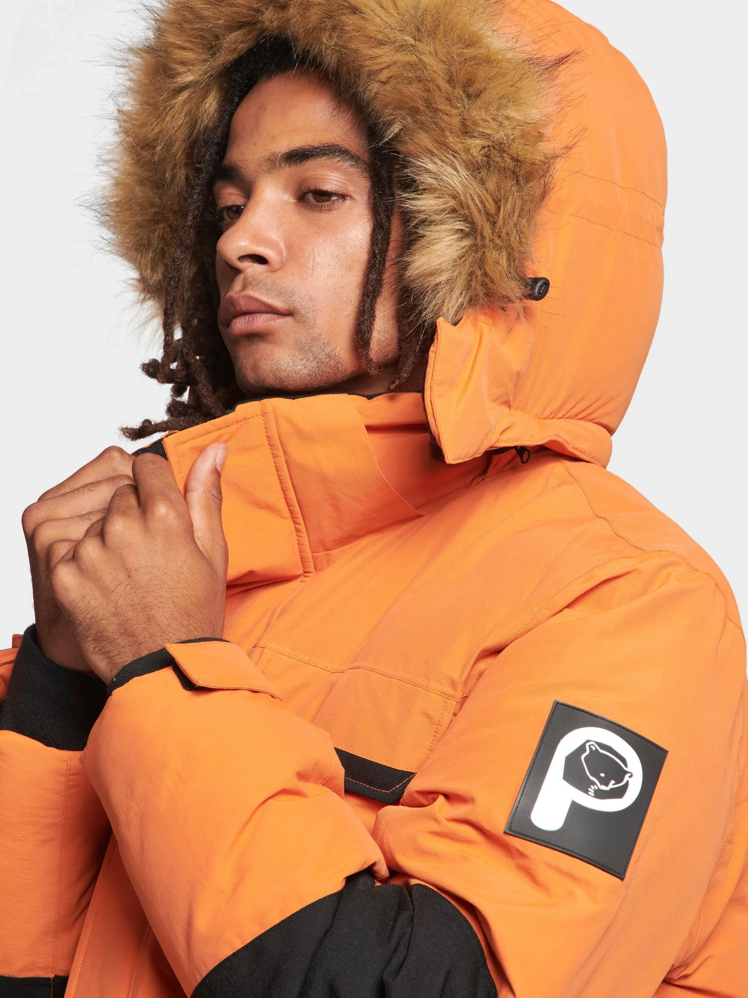 Ultimate Winter Parka Jacket in Burnt Orange