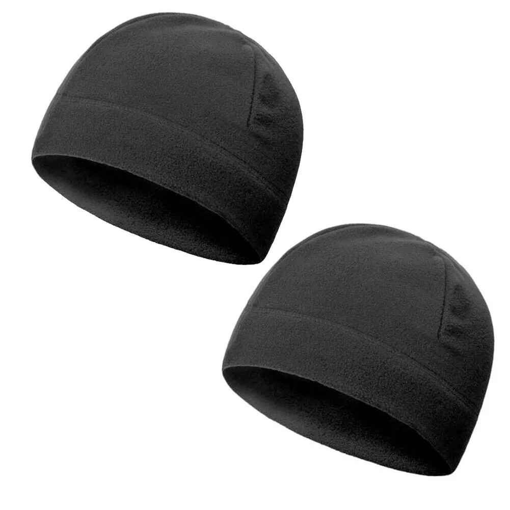 US 4-8 Pcs Winter Warm Skull Cap Military Polar Fleece Beanie Hat Windproof Soft