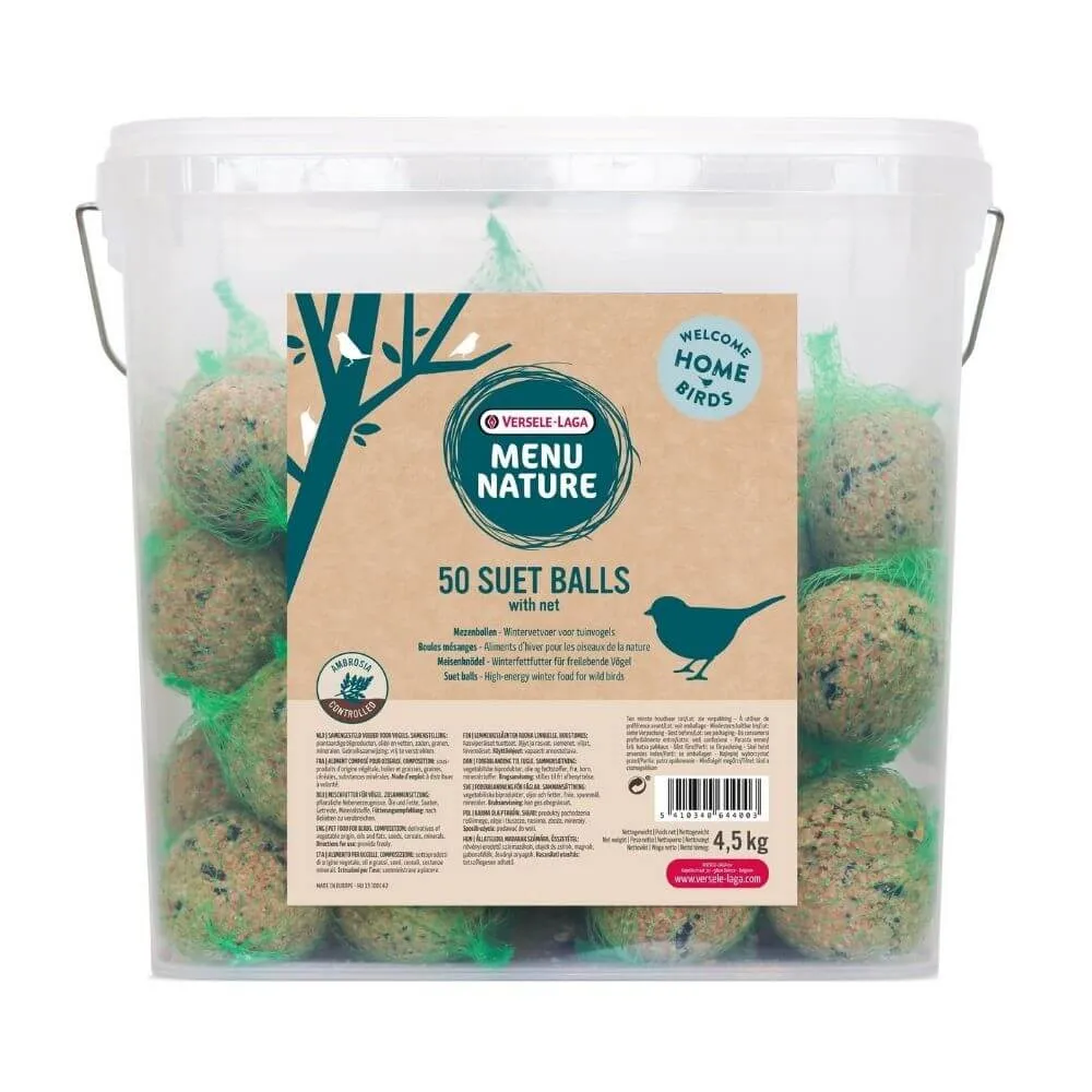 Versele-Laga Menu Nature 50 Suet Balls with Nets